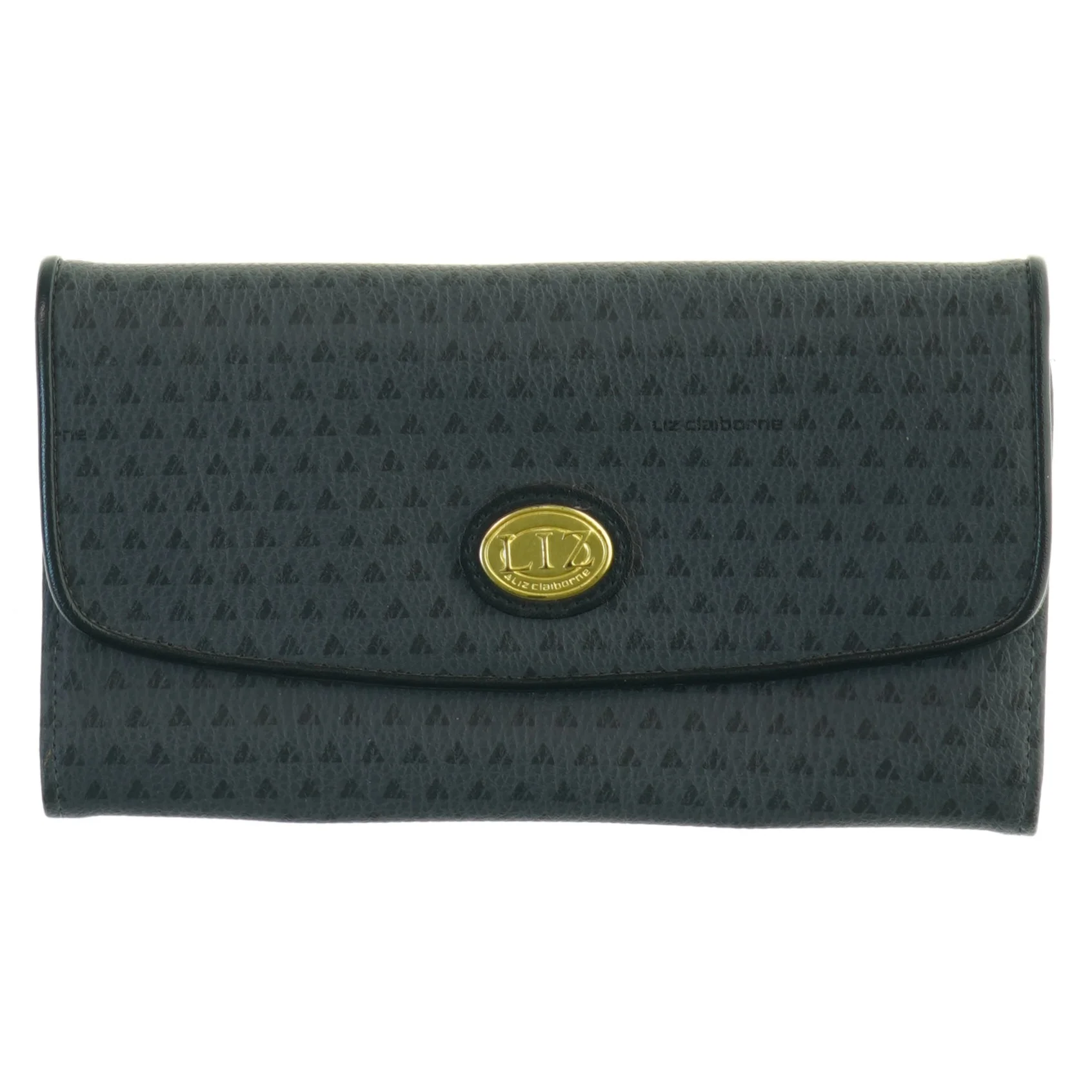 Sort læderpung fra Liz Claiborne (str. 20x11,5 cm)