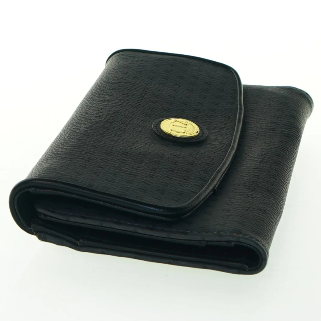 Sort læderpung fra Liz Claiborne (str. 20x11,5 cm)