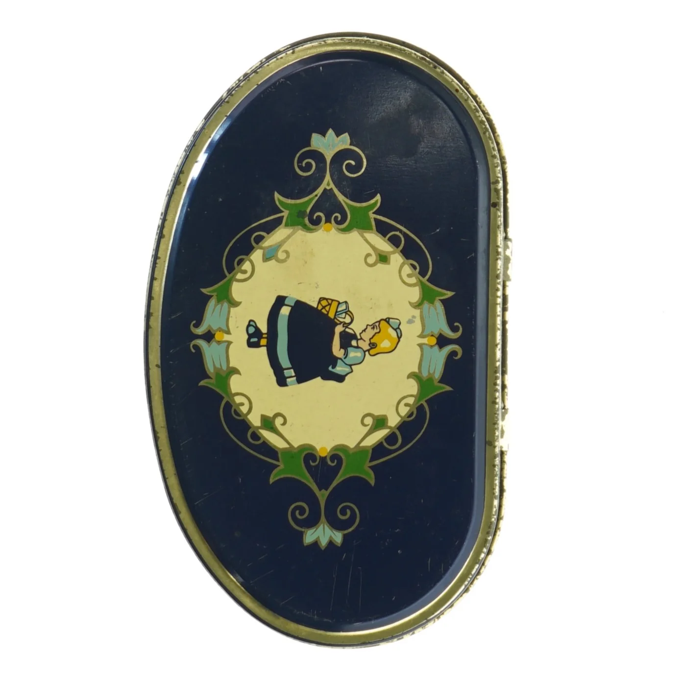 Genoptrykt antik Irma dåse fra Irma (str. 15,5x9x5,5 cm)