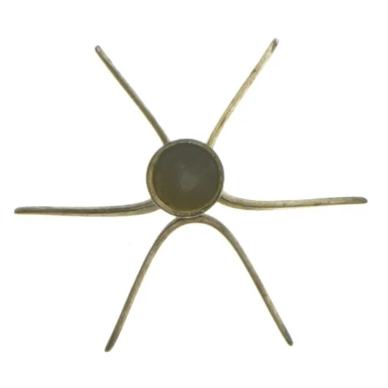 Vintage metal lysestage (str. Ø 7 cm)