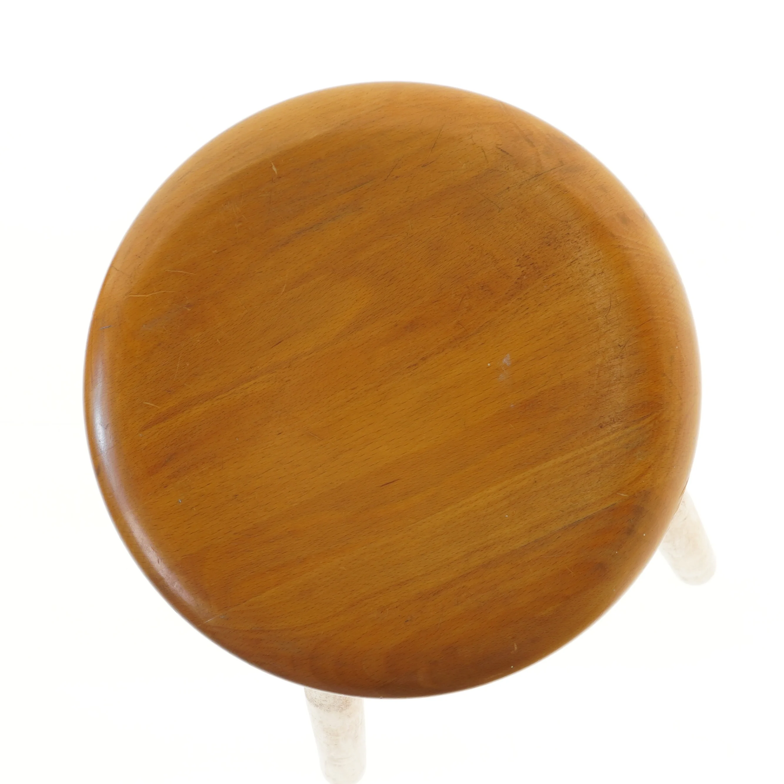 Rund træskammel (str. Ø 29x48 cm)