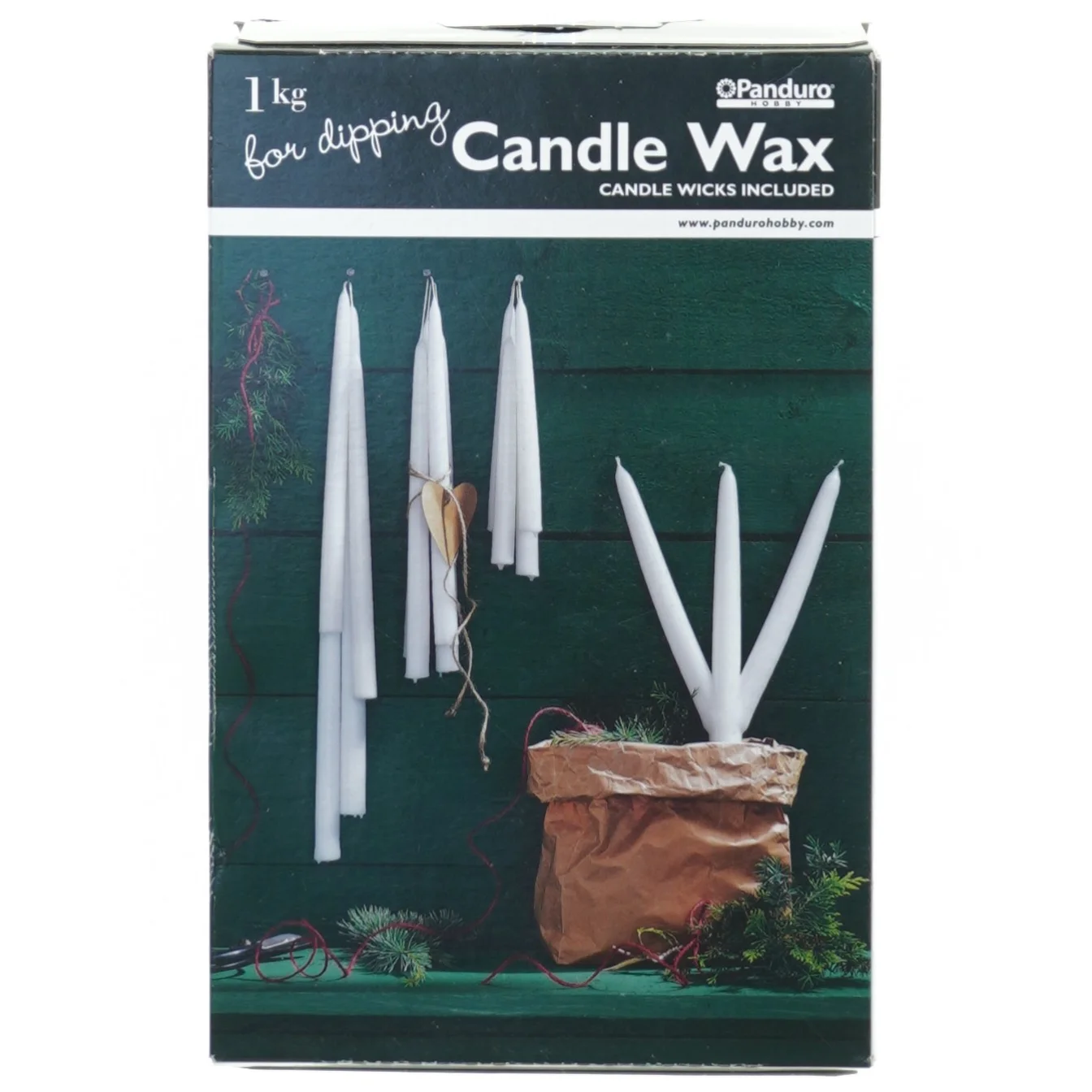 Candle wax fra Panduro Hobby (str. Et kilo)