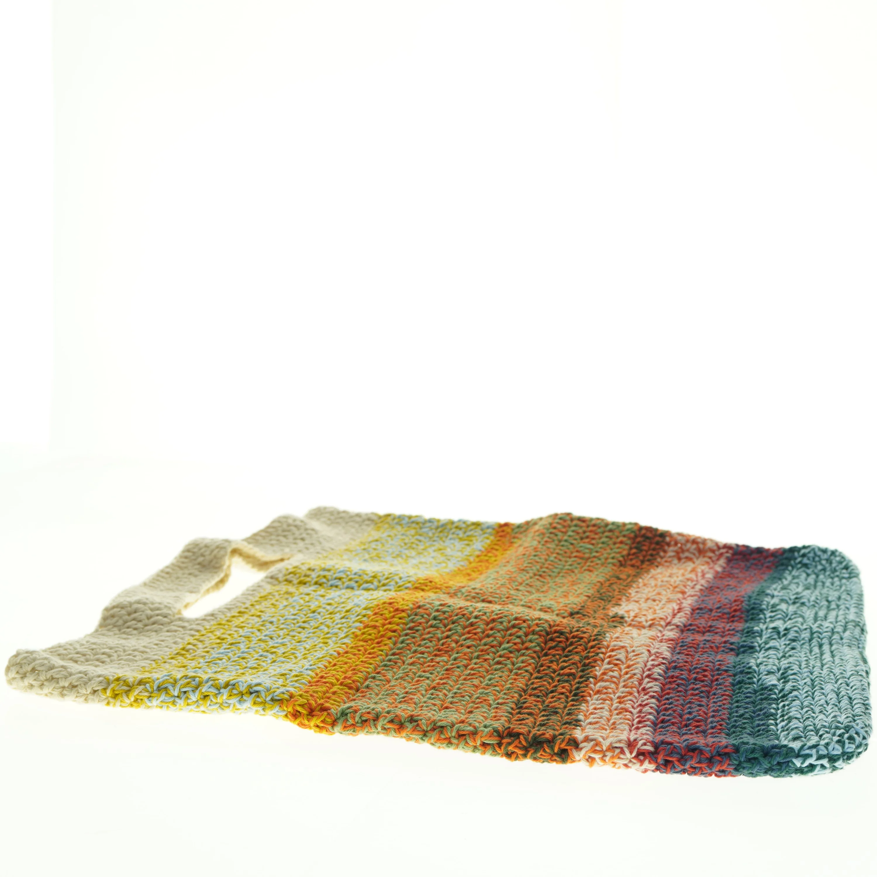 Hæklet taske i flere farver (str. 44 x 38 cm)