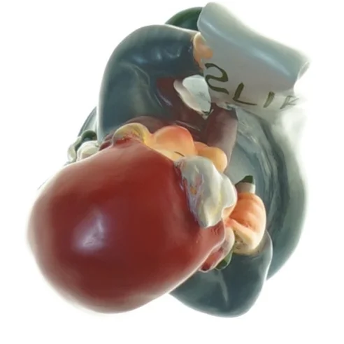 Julefigur af Nisse-Stine fra Carla Og Vilhelm. Hansen (str. 13 x 5 cm)