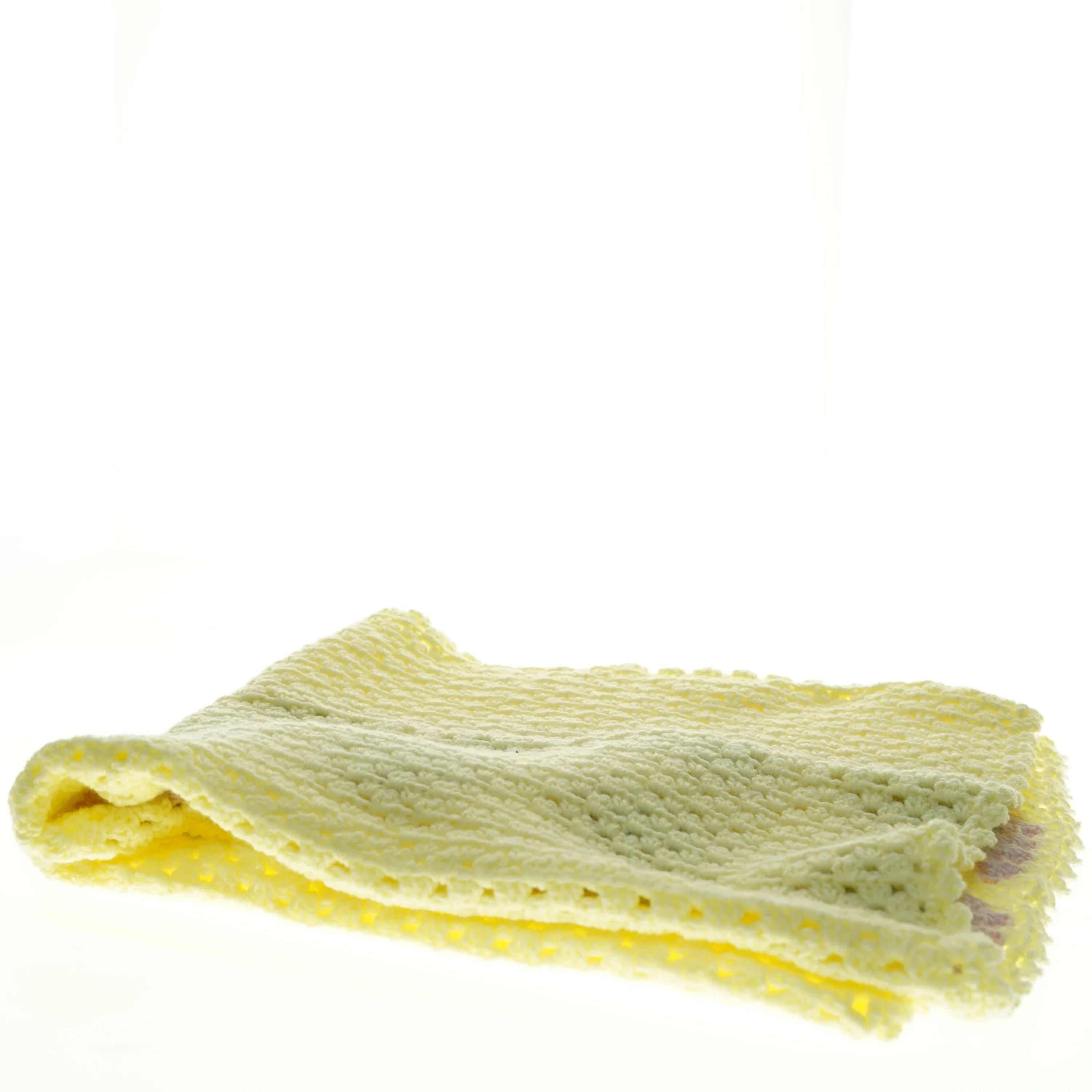 Gul babytæppe (str. 80 x 77 cm)