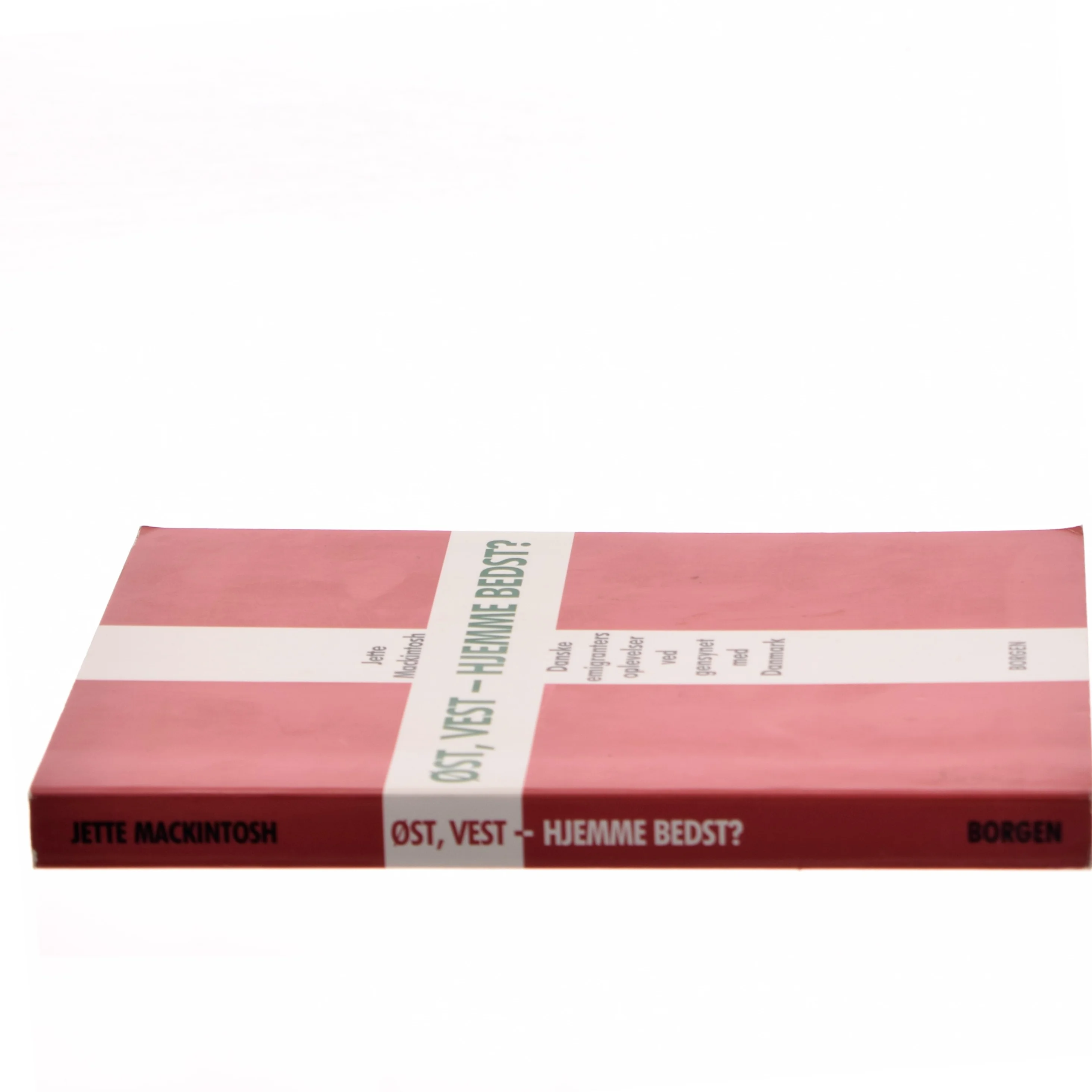 Øst, vest - hjemme bedst? : danske emigranters oplevelser ved gensynet med Danmark af Jette Mackintosh (Bog)