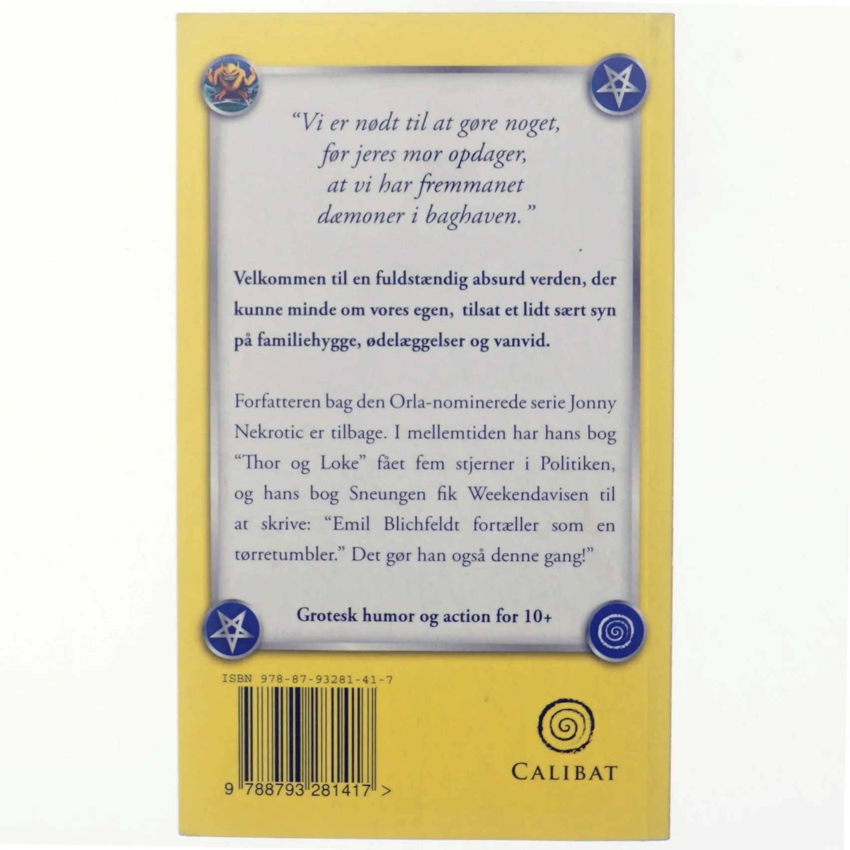 Jagten på den gule dæmon af Emil Blichfeldt (Bog)