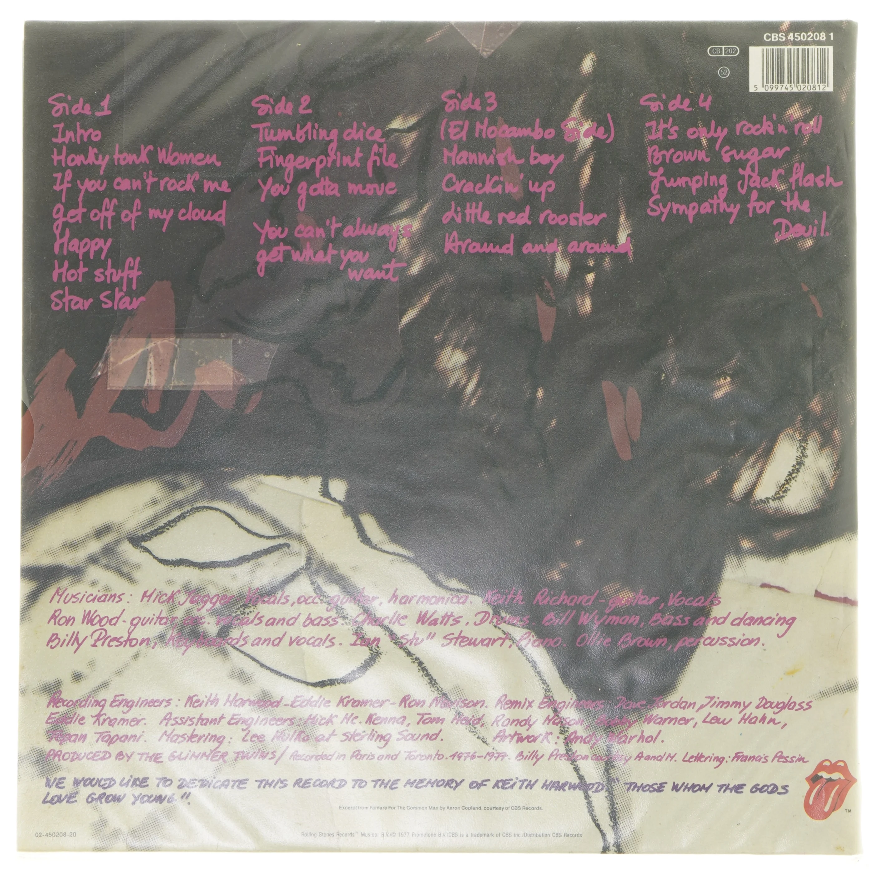 Rolling Stones - Love You Live vinyl