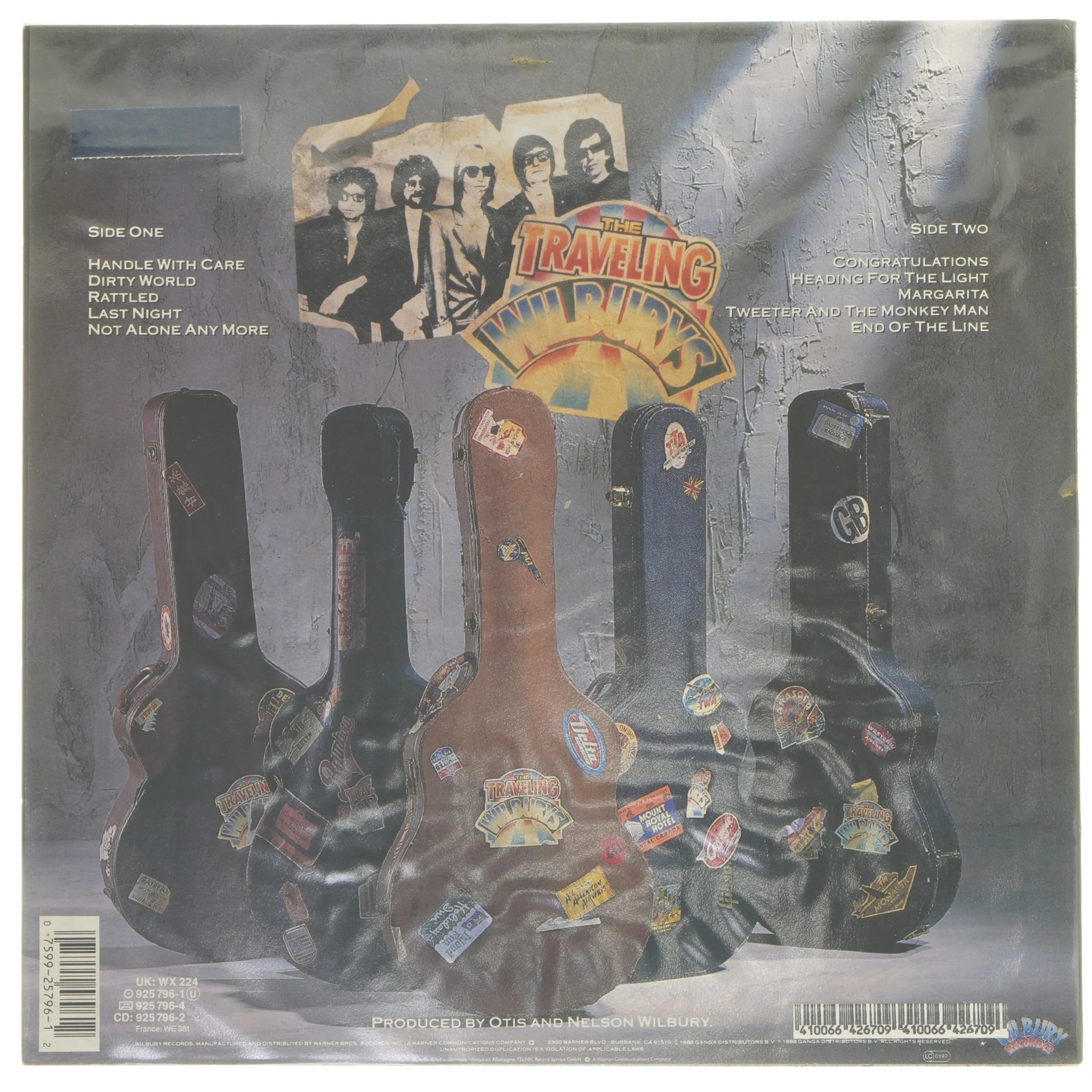 Travelling Wilburys vinyl album fra Travelling Wilburys