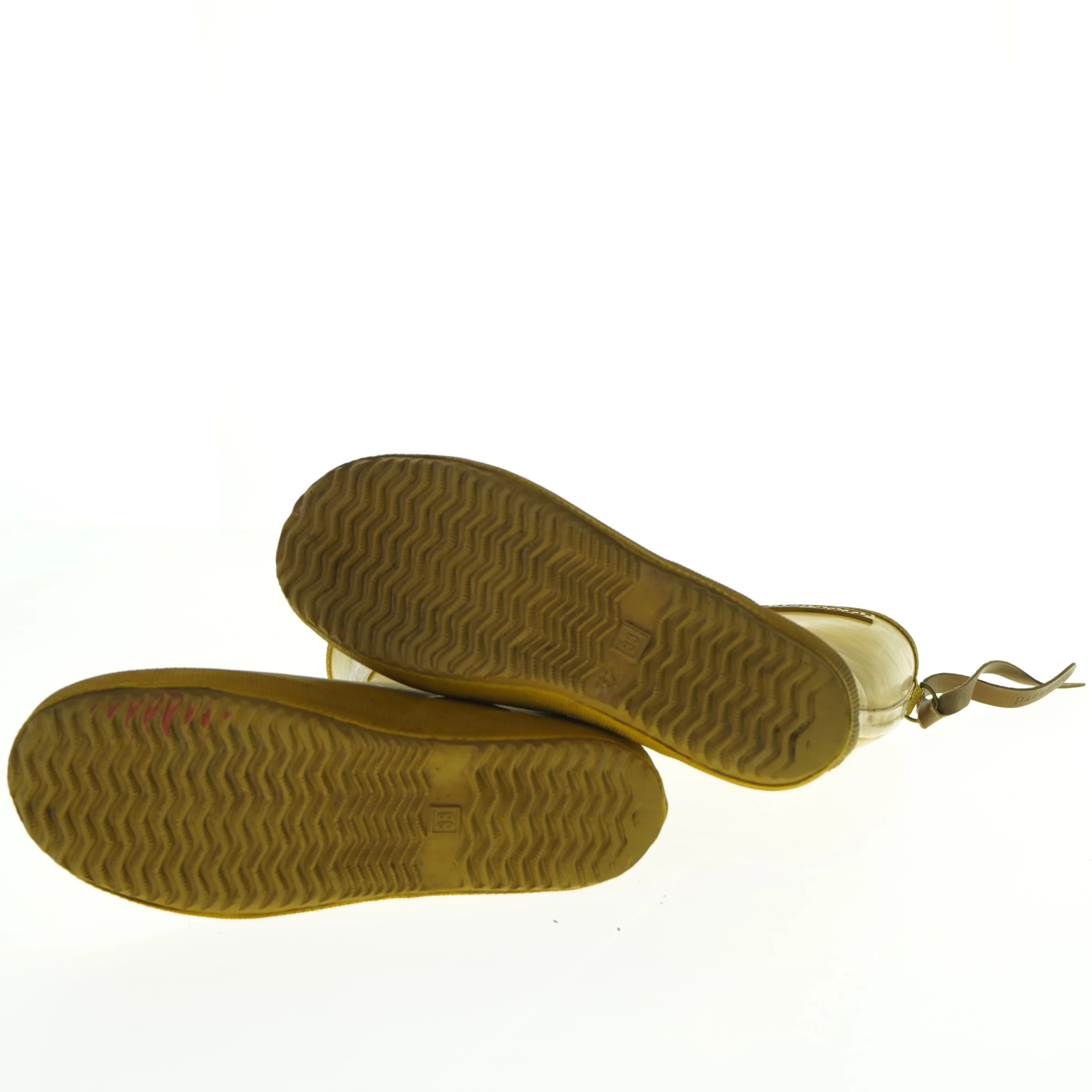 Gule gummistøvler fra Bisgaard (str. 33)