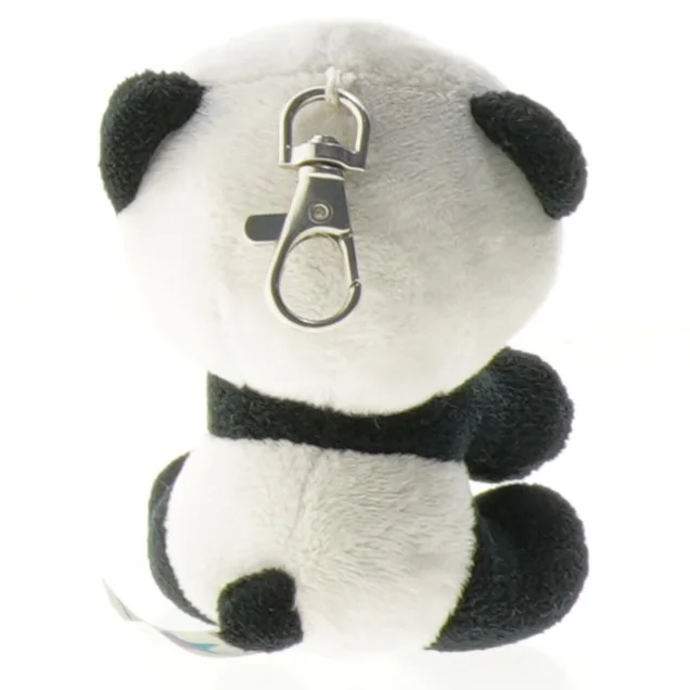 Nøglering med panda plysdyr