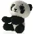 Nøglering med panda plysdyr