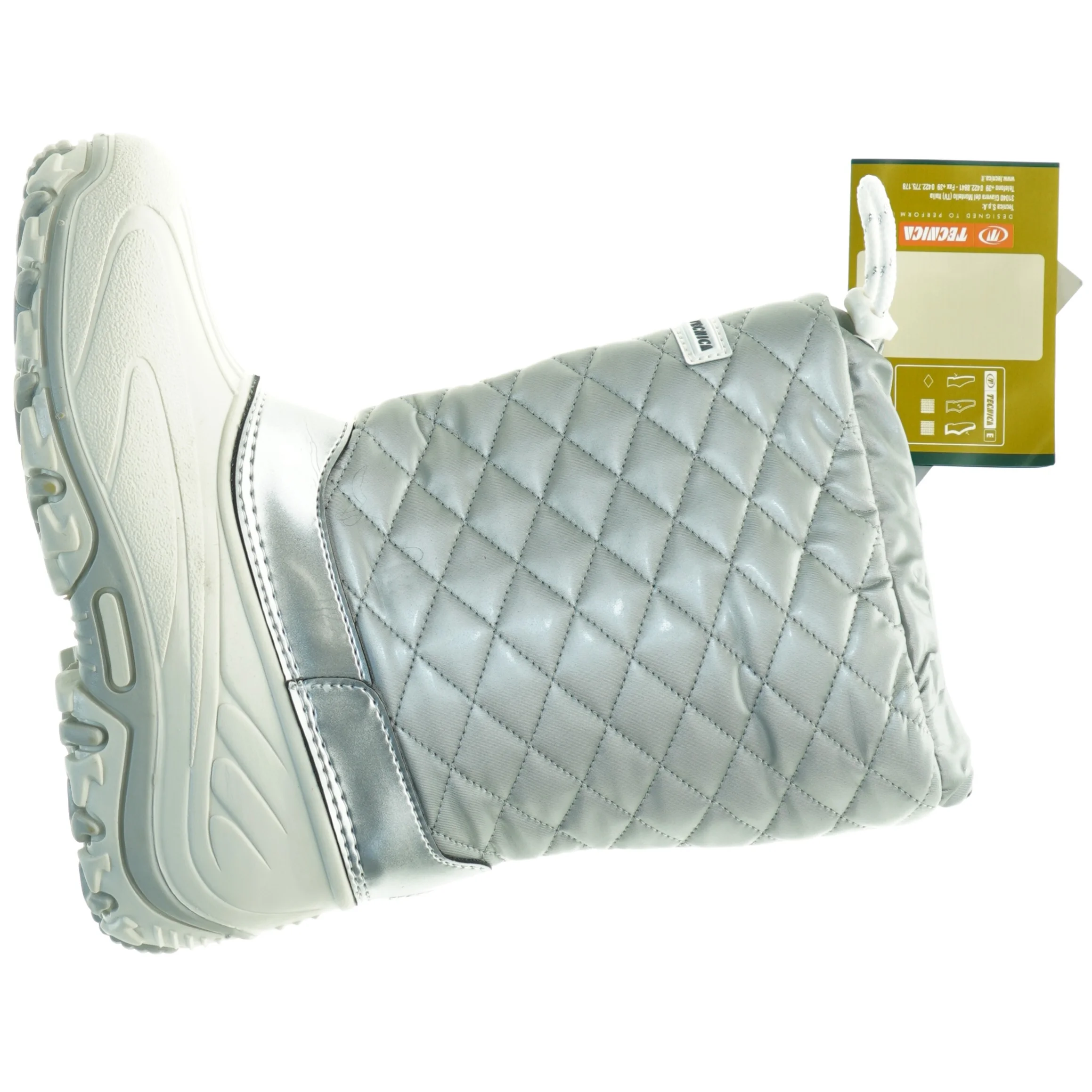 Sølv Moon Boots fra Tecnica (str. 35)