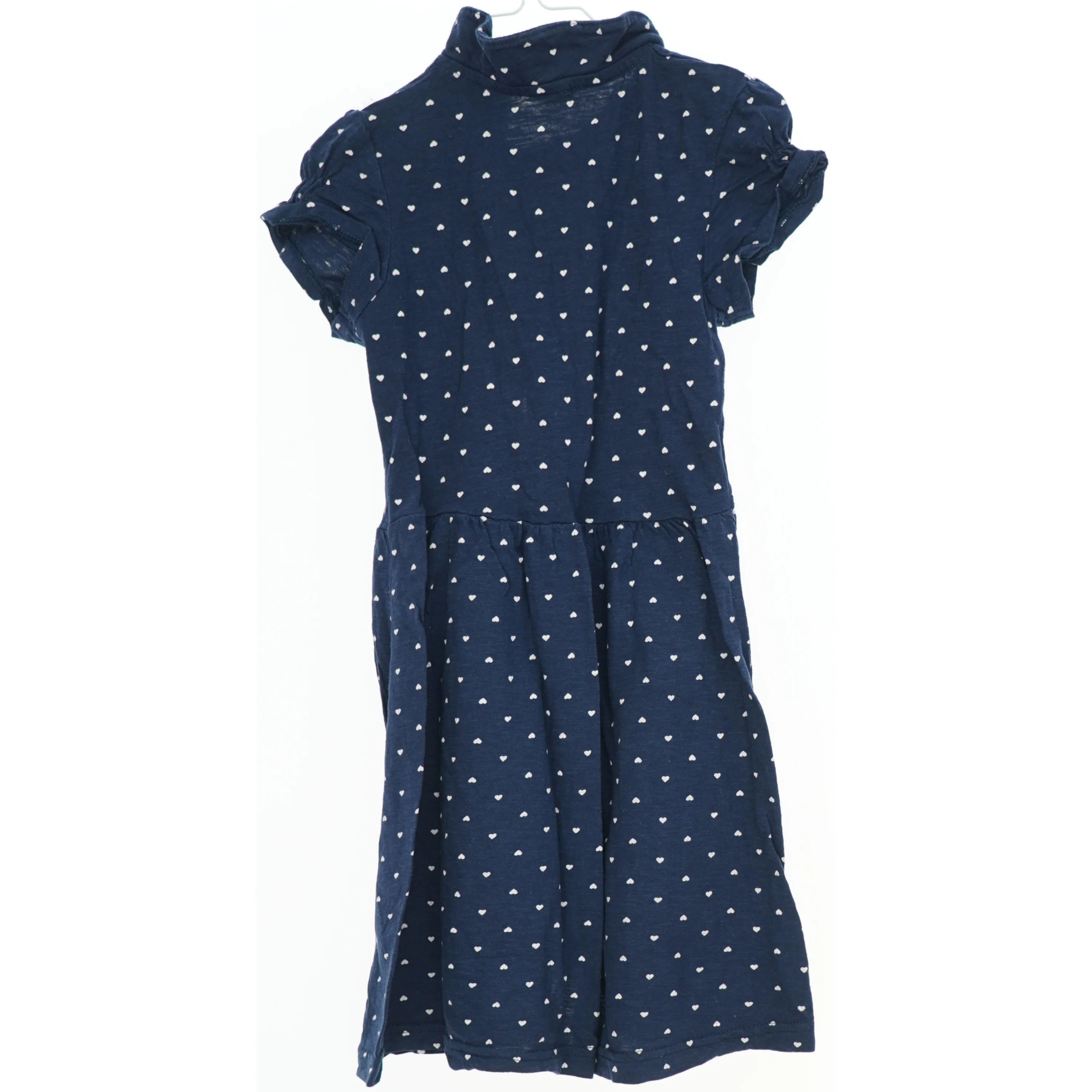 Kortærmet kjole med mønster fra Little Kids (str. 122)