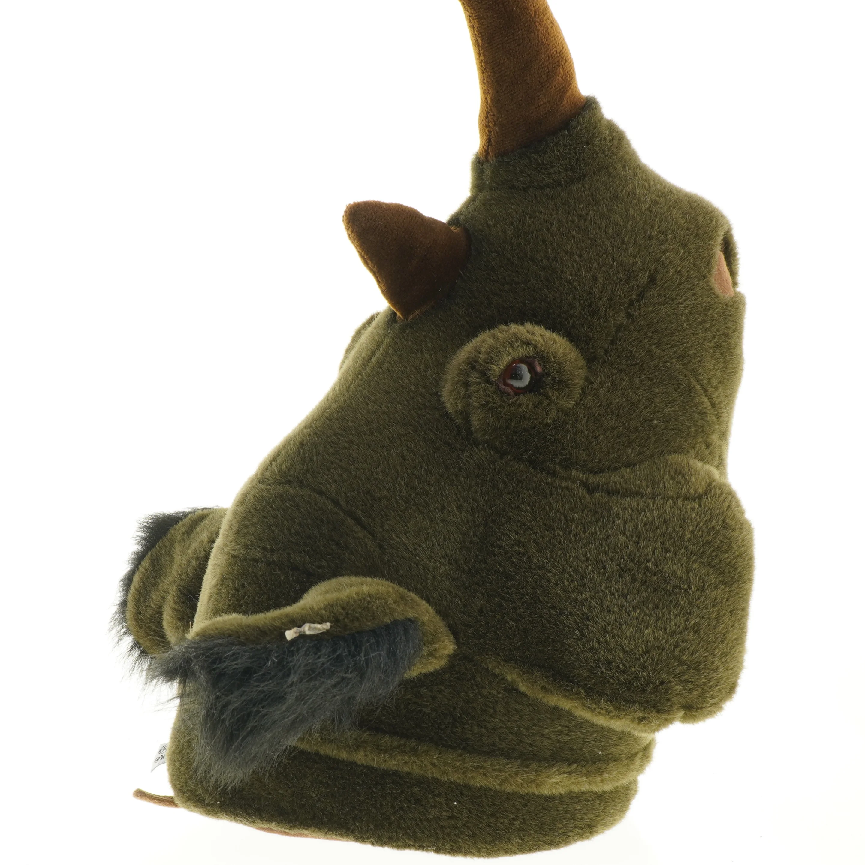 Dyrehoved dekoration i plys (str. 35 cm)