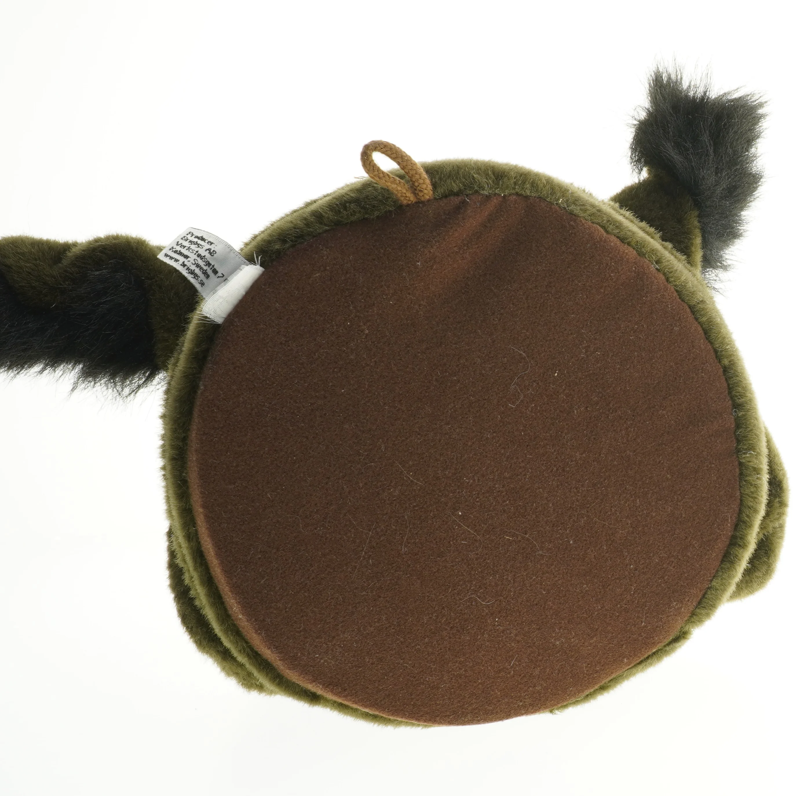 Dyrehoved dekoration i plys (str. 35 cm)