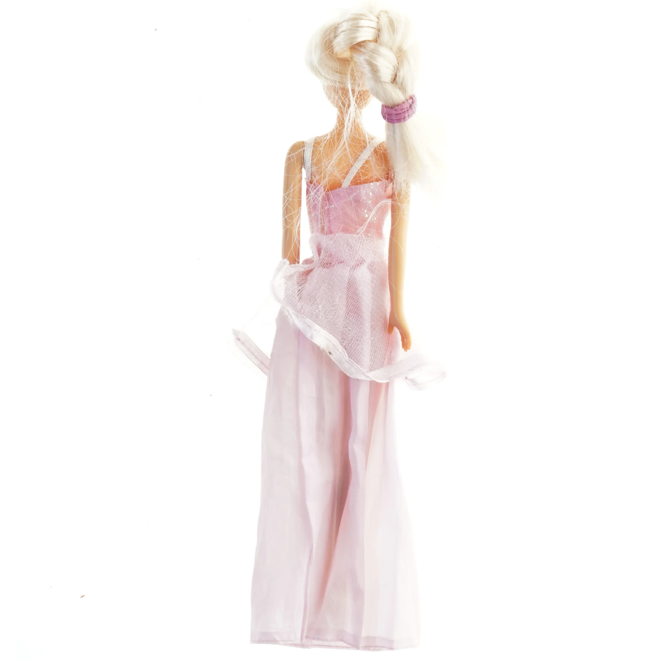Dukke i lyserød kjole fra Barbie (str. 30 cm)