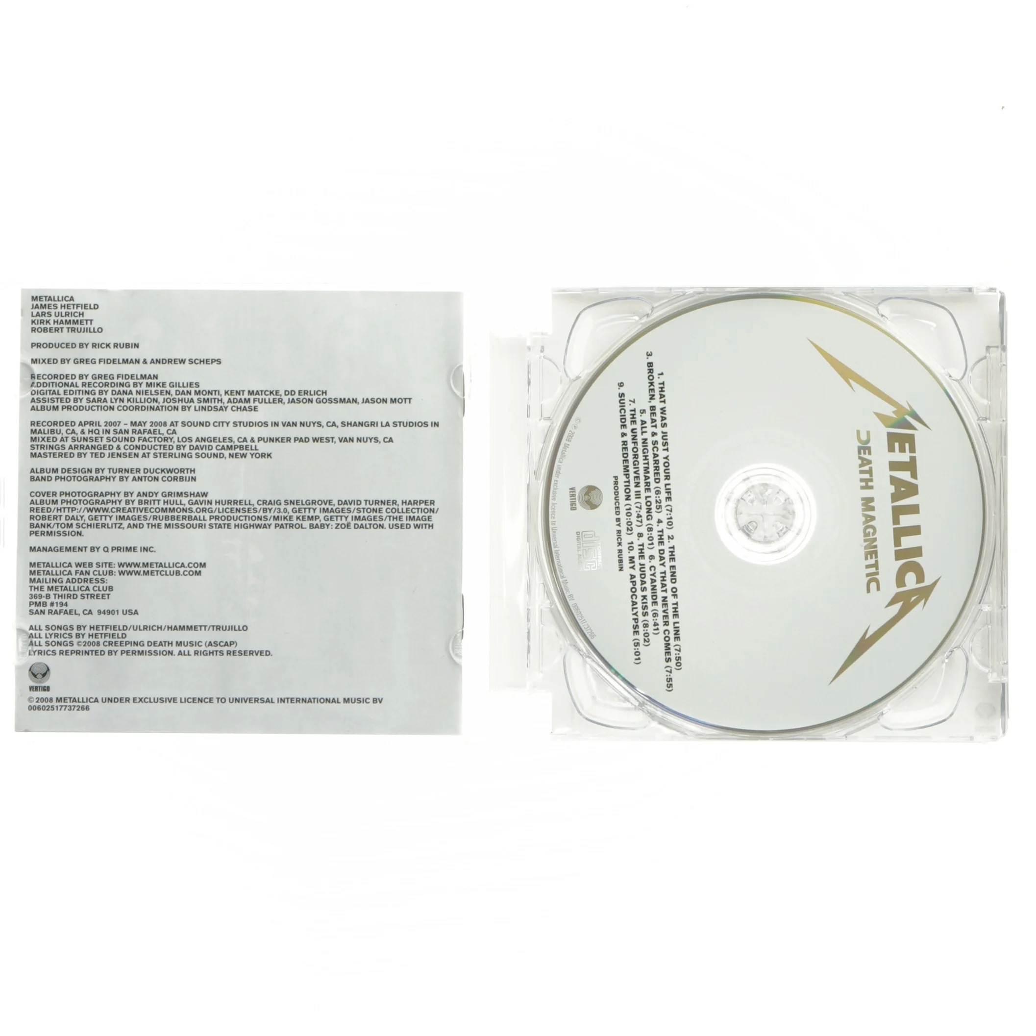 Metallica CD 'Death Magnetic'