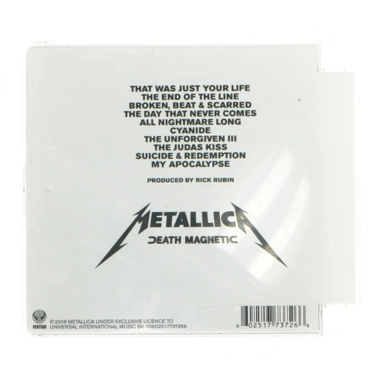 Metallica CD 'Death Magnetic'
