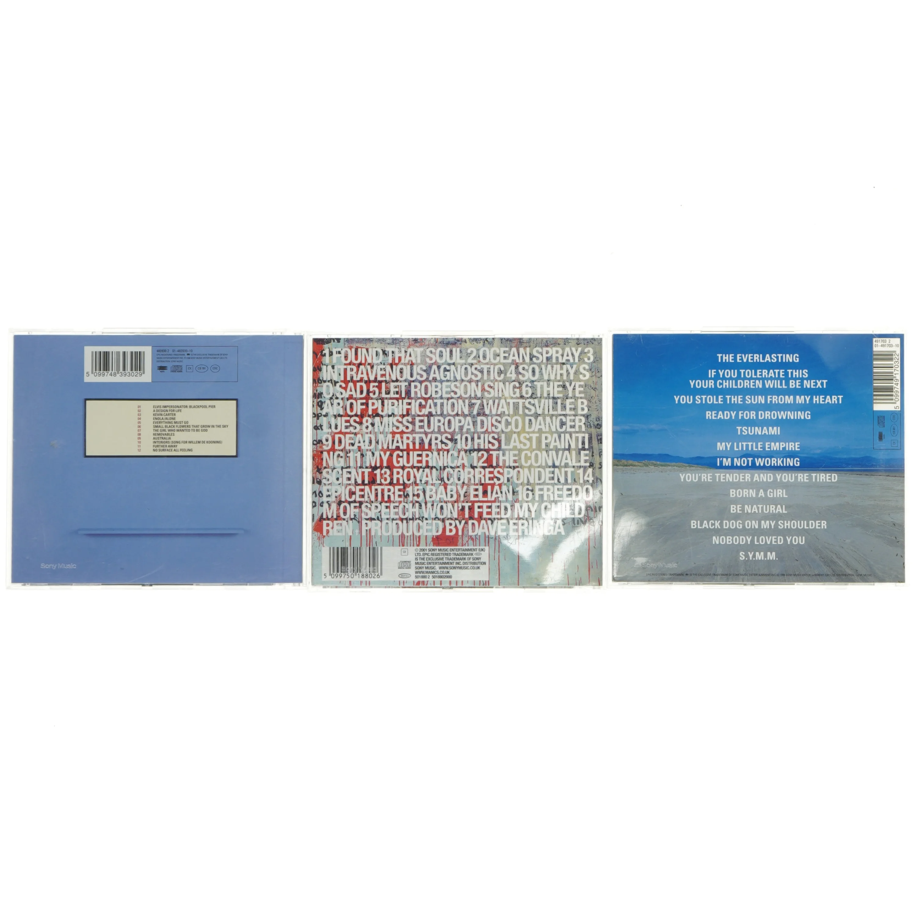 Manic Street Preachers CD-samling fra Manic Street Preachers