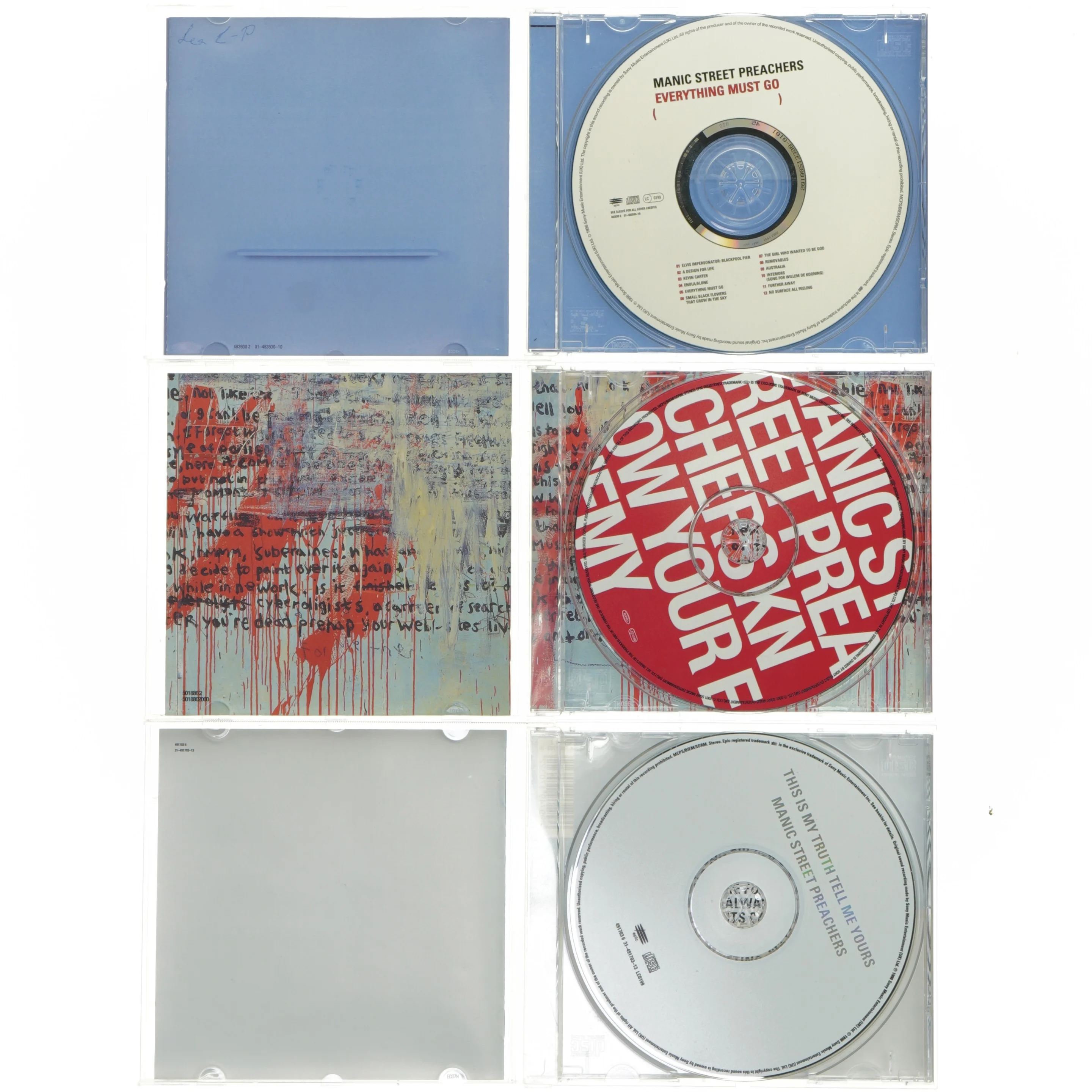 Manic Street Preachers CD-samling fra Manic Street Preachers