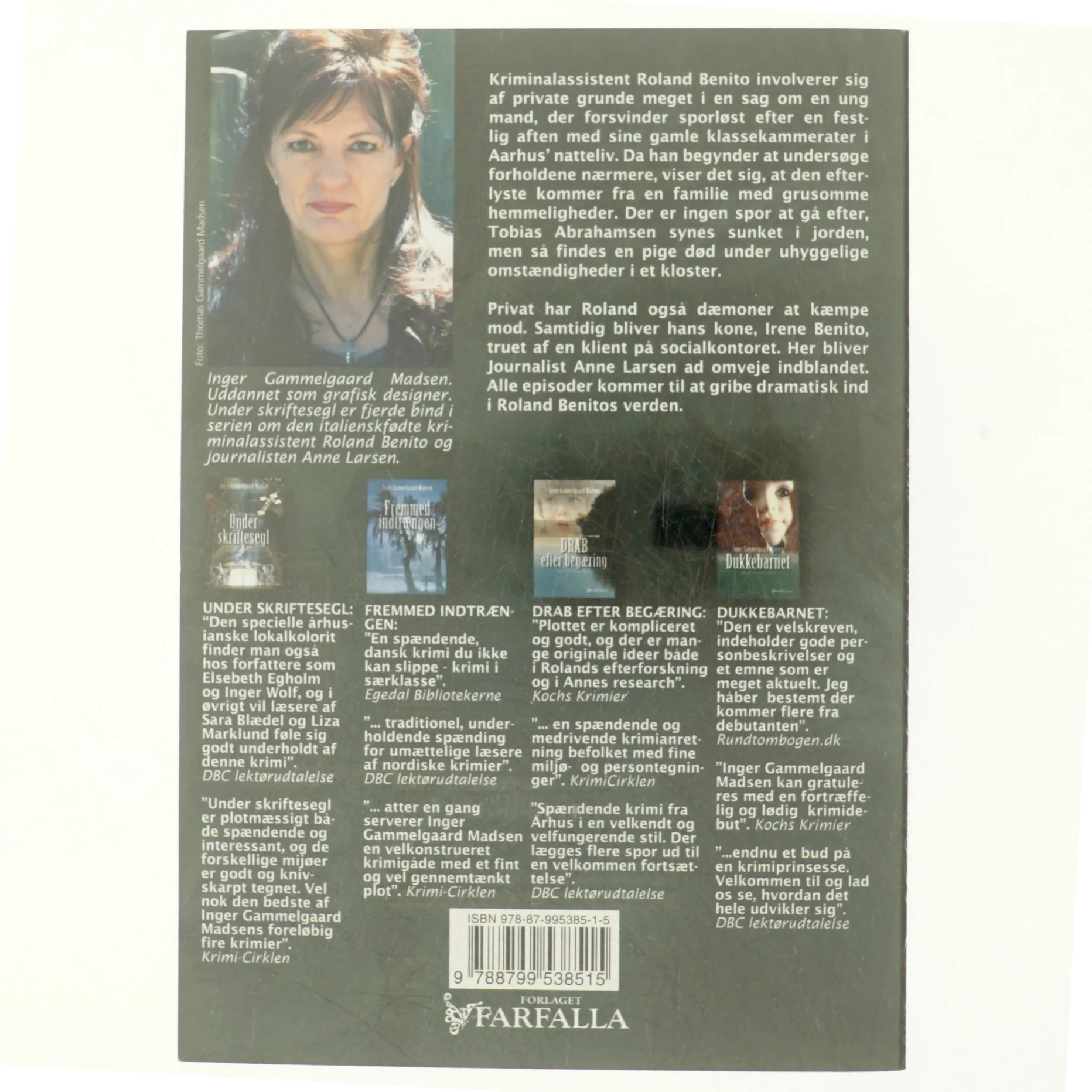 Under skriftesegl : kriminalroman af Inger Gammelgaard Madsen (Bog)