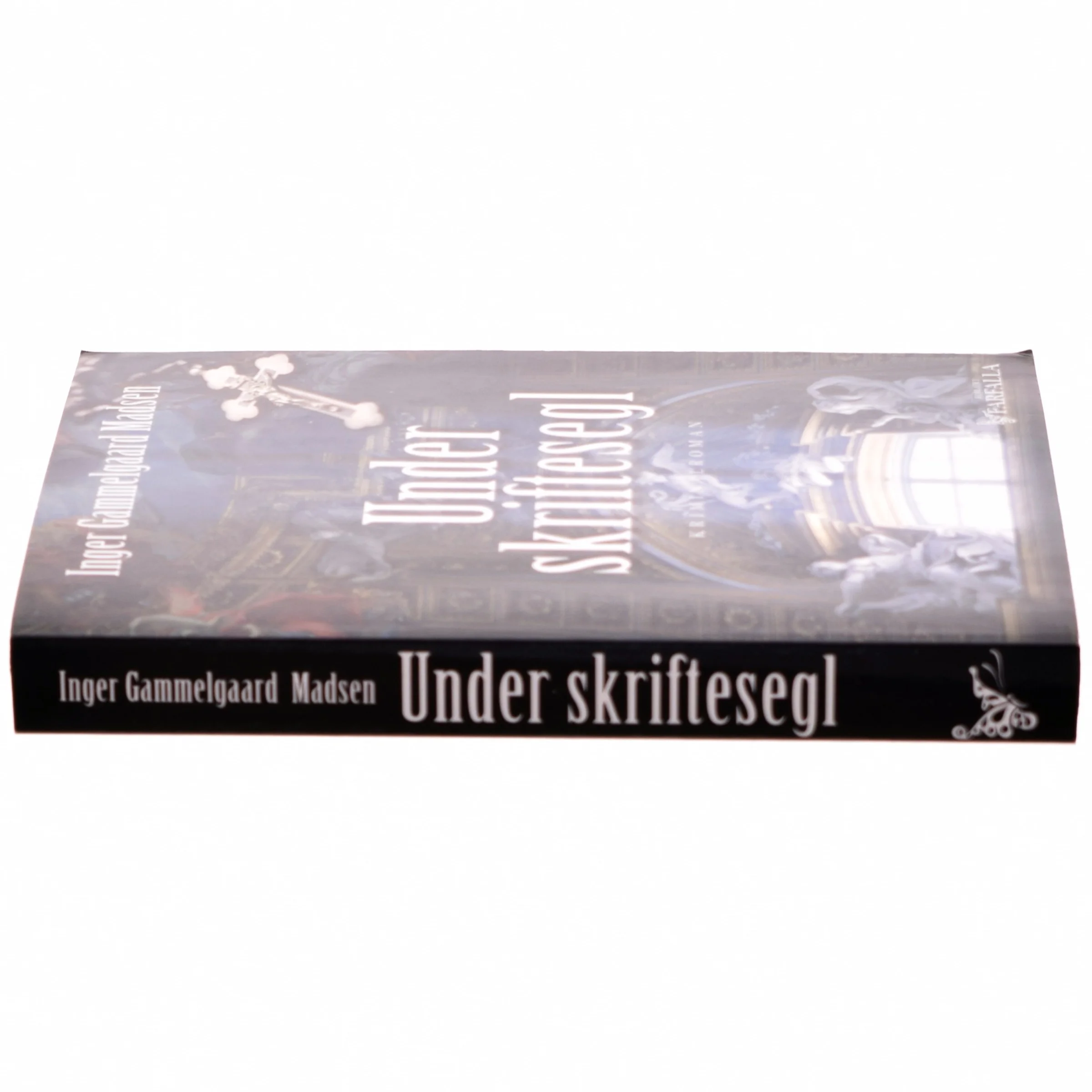 Under skriftesegl : kriminalroman af Inger Gammelgaard Madsen (Bog)