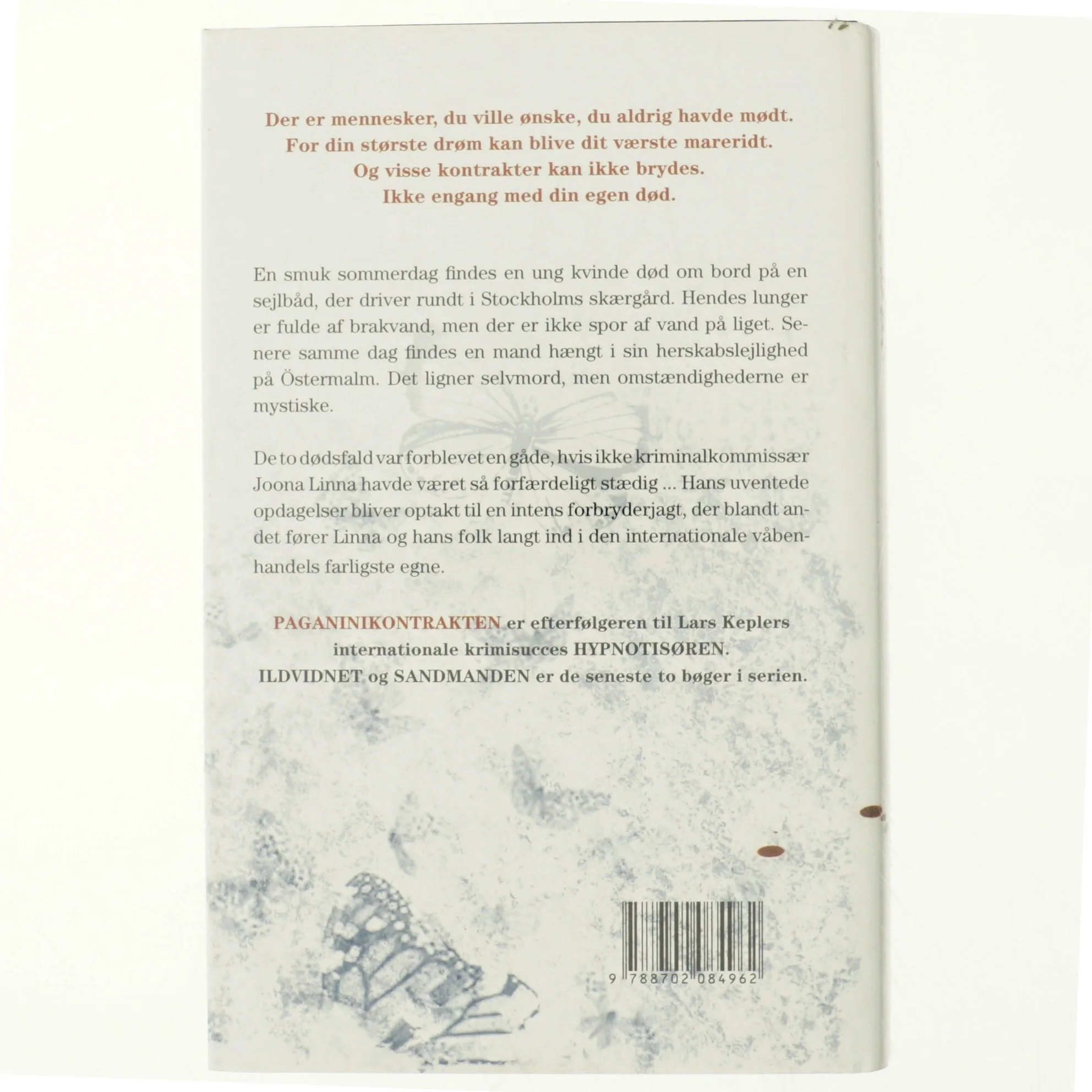 Paganinikontrakten : Kriminalroman af Lars Kepler