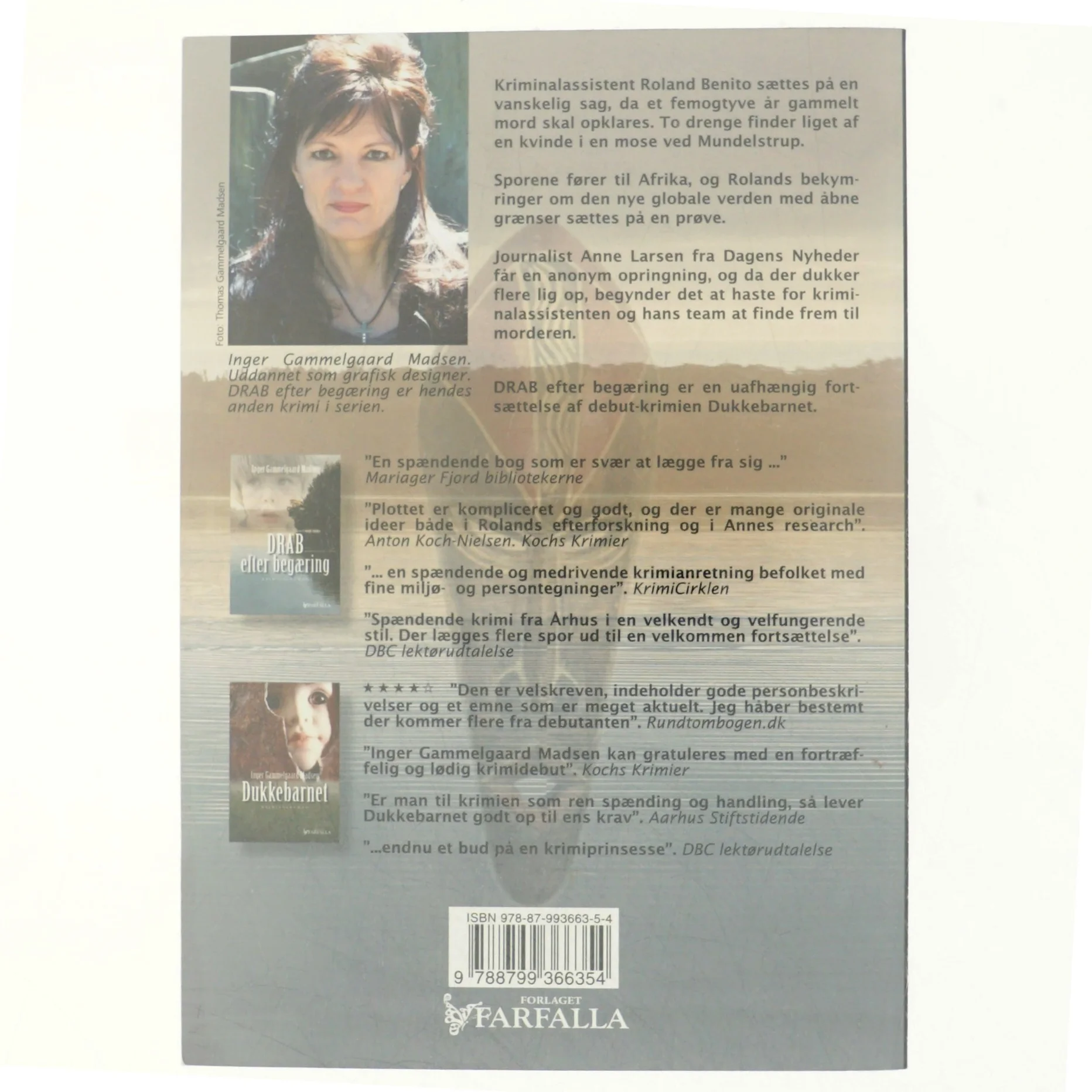 Drab efter begæring : kriminalroman af Inger Gammelgaard Madsen (Bog)