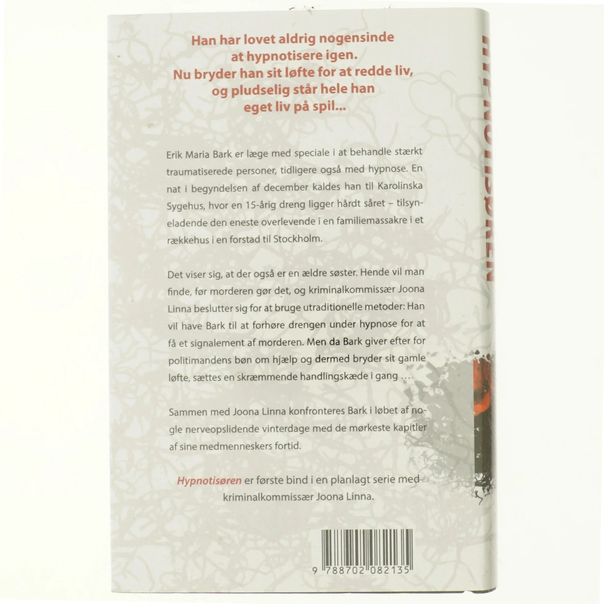 Hypnotisøren af Lars Kepler (Bog)