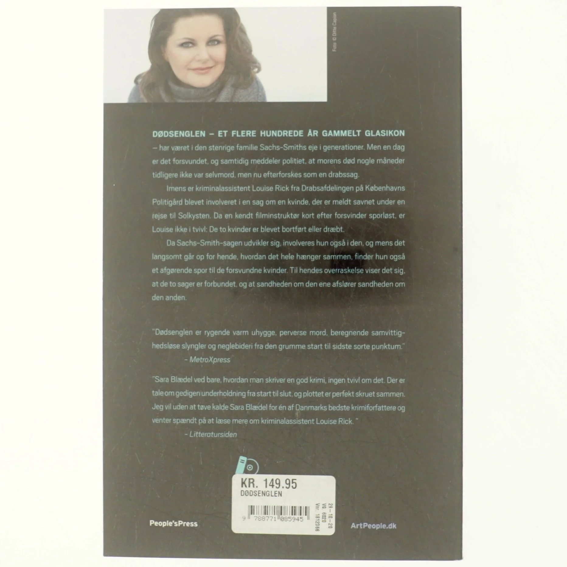 Dødsenglen : krimi af Sara Blædel (Bog)