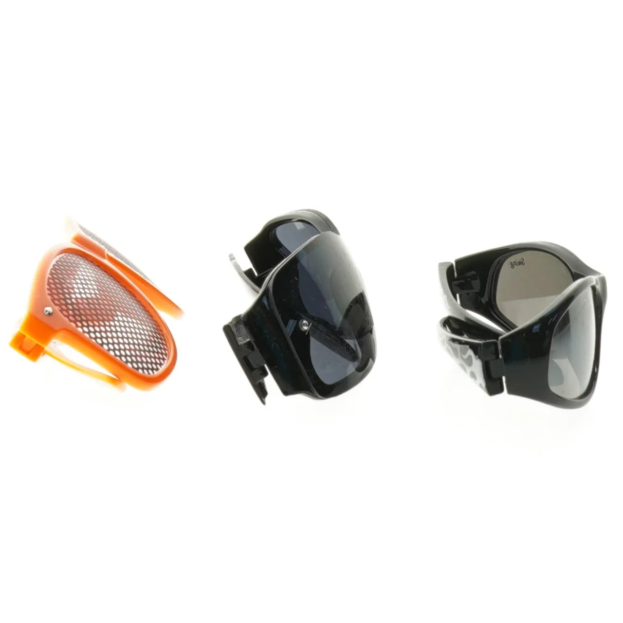 Tre solbriller (str. 8-15 cm)