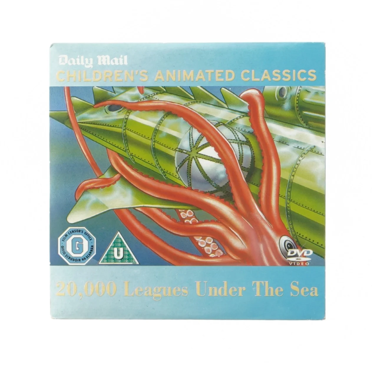 20,000 Leagues Under The Sea DVD (str. 12,5x12,5 cm)