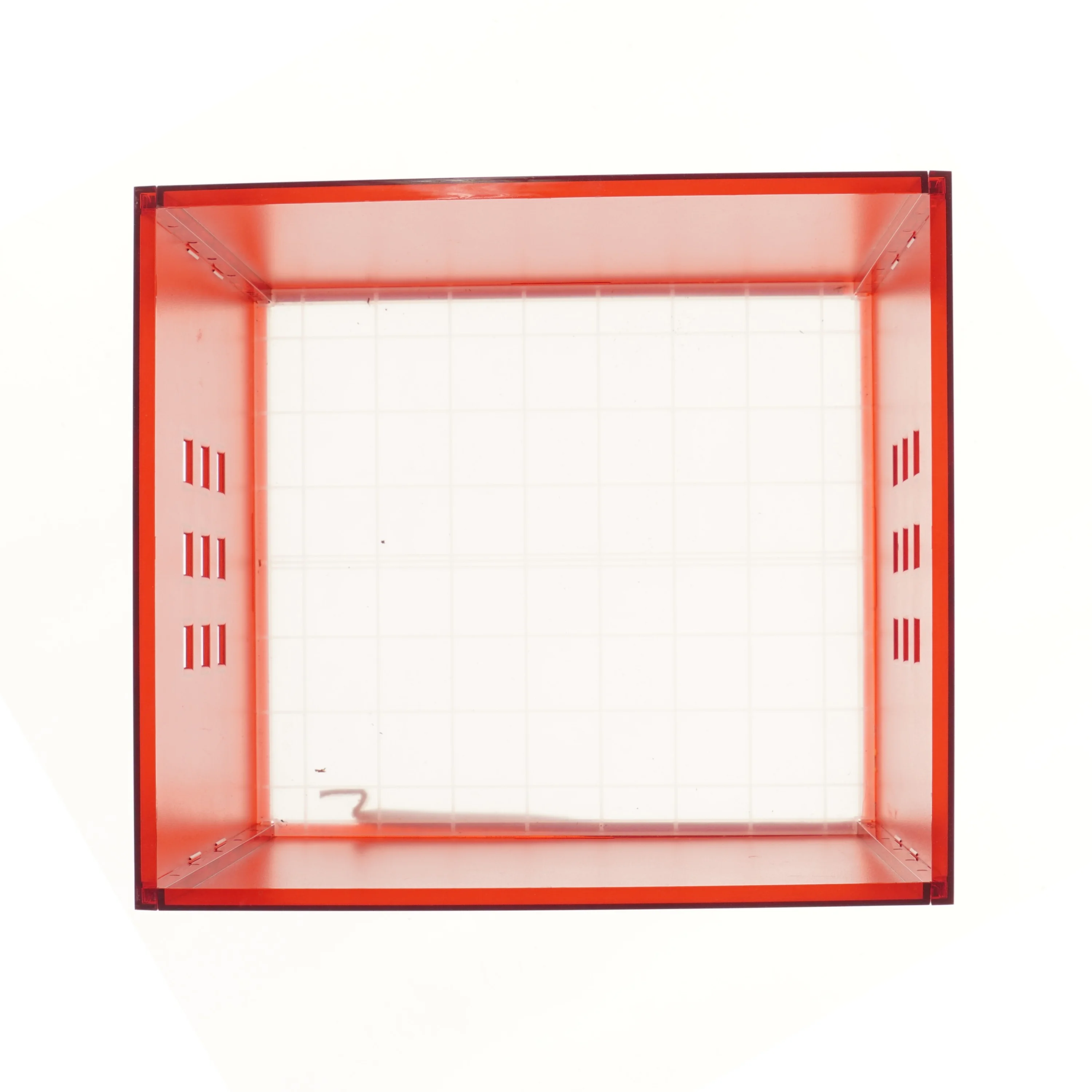 Rød opbevaringskasse (str. 33x33x37 cm)