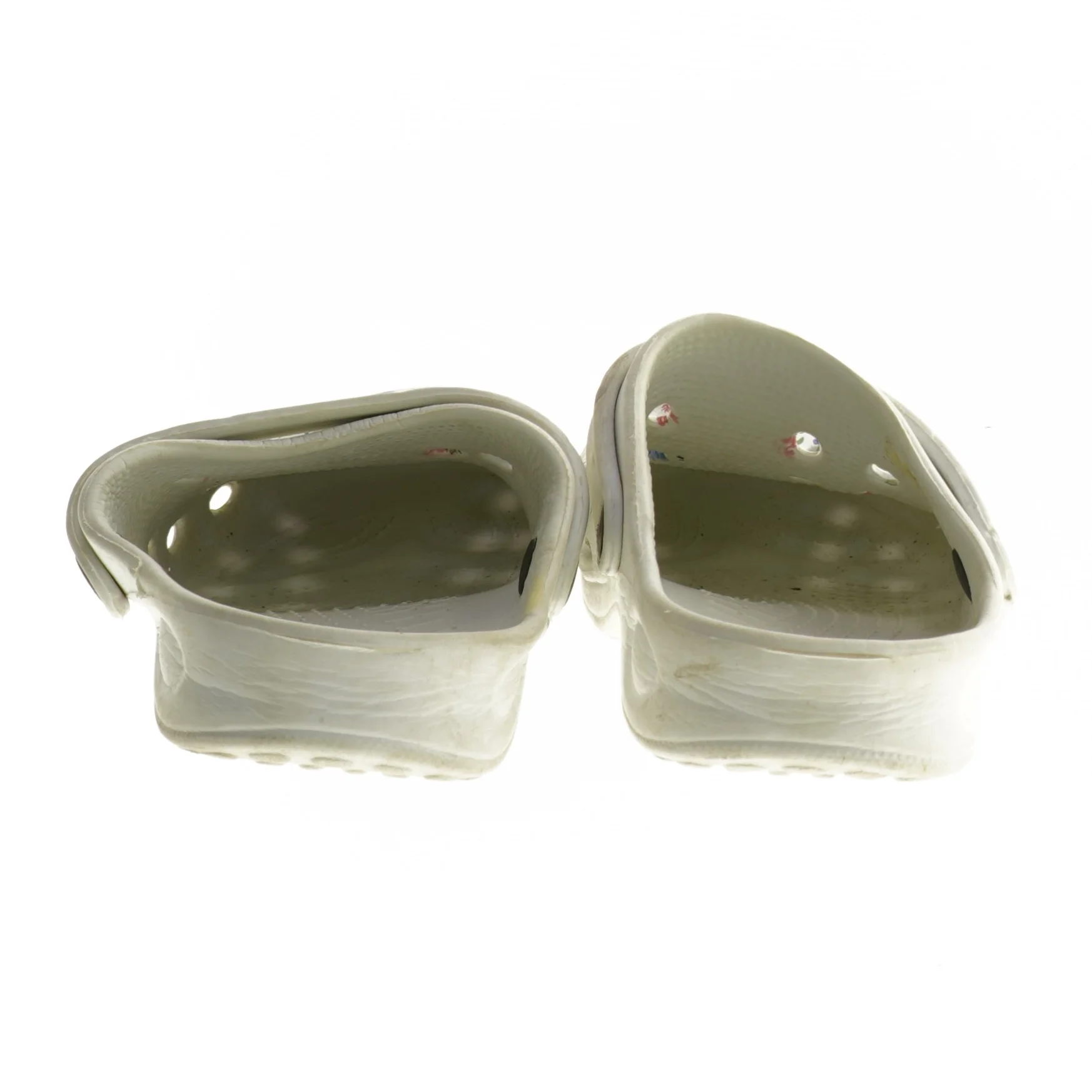 Blomstrede træsko i størrelse 34 (str. 34 )