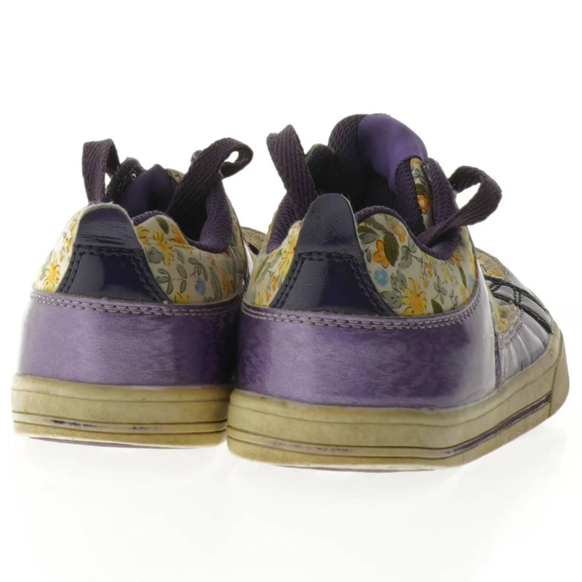 Blomstrede lilla sneakers fra Osaga (str. Længde. 24 cm)