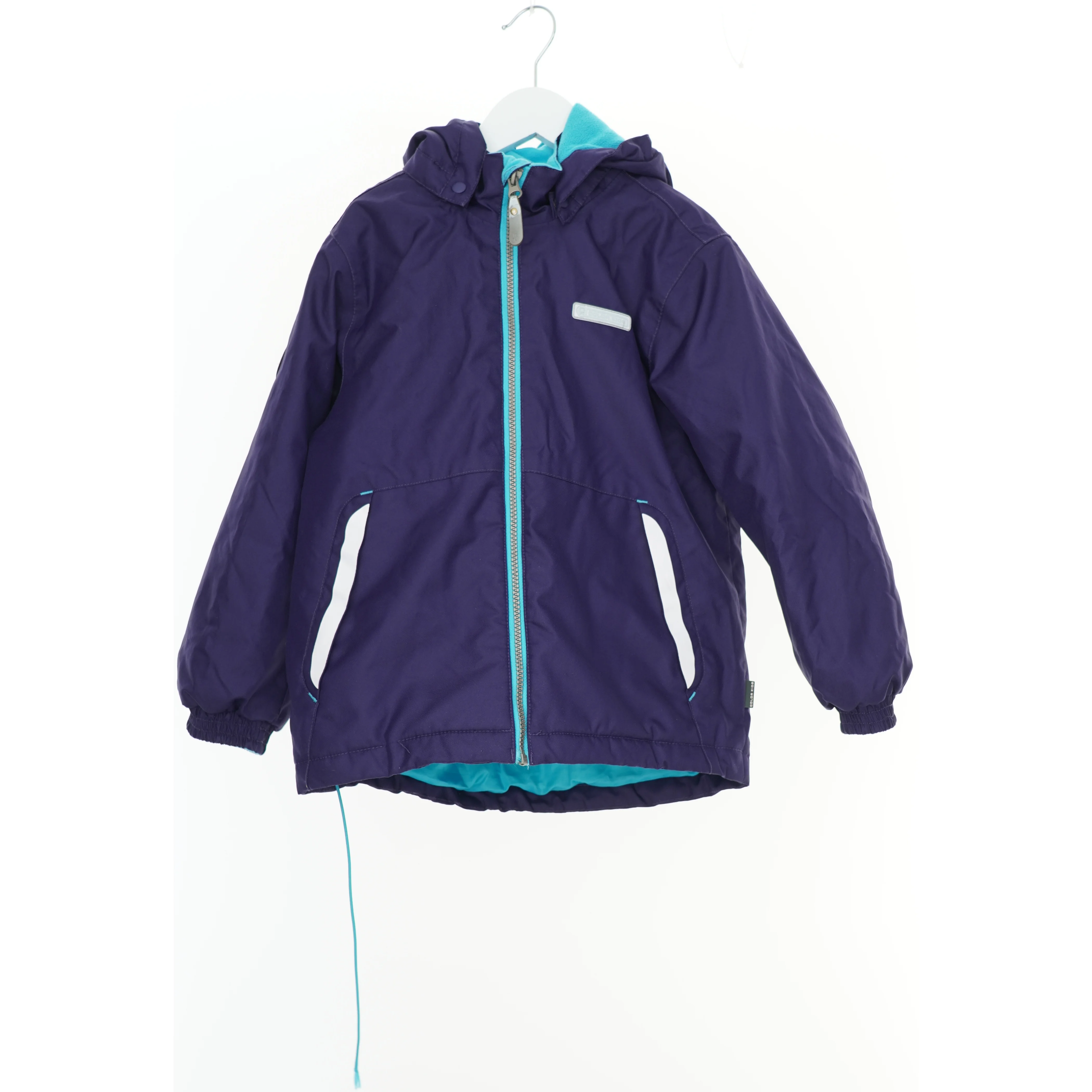 Børnevinterjakke med hætte fra Color Kids (str. 122)