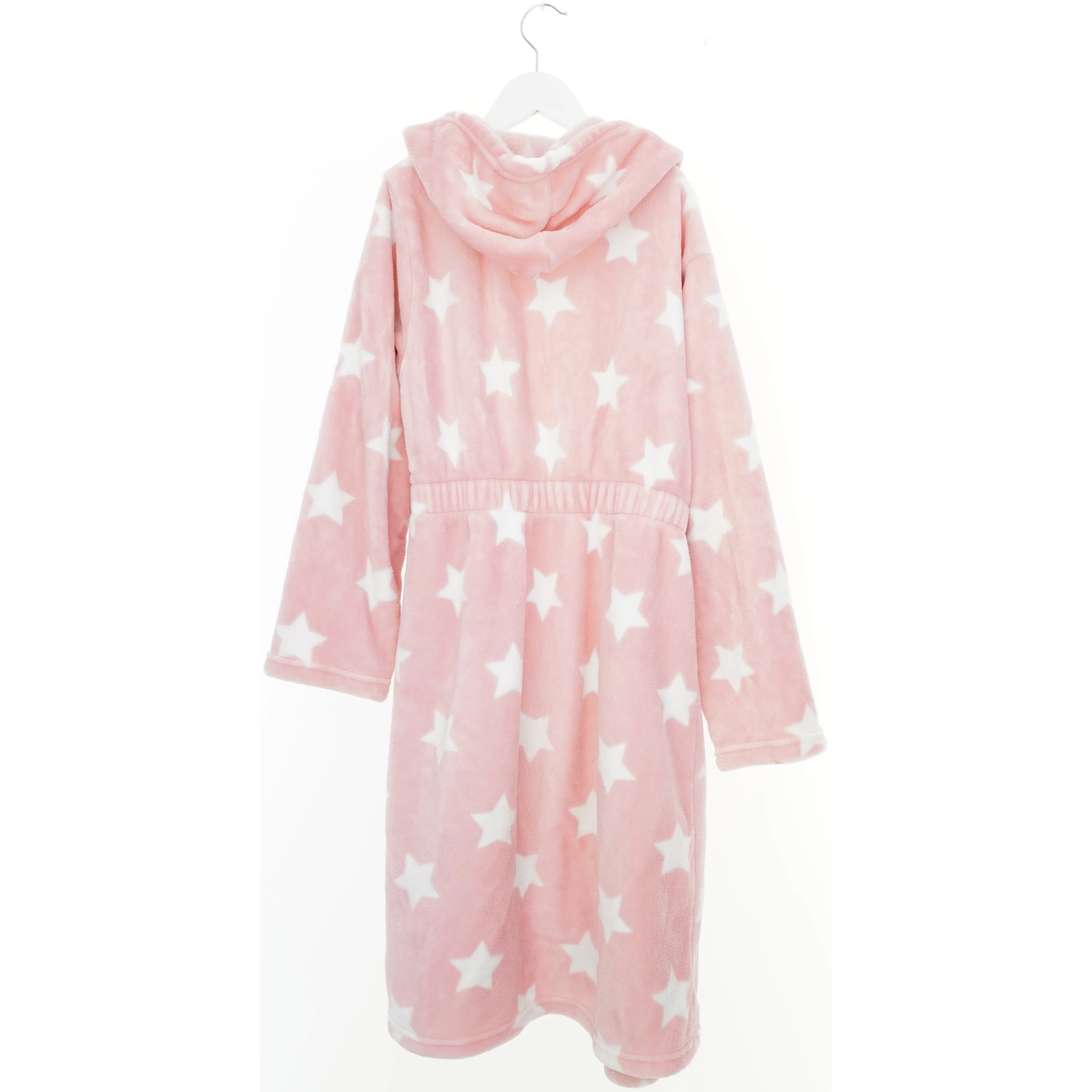 Lyserød badekåbe med hvide stjerner fra George (str. 164)