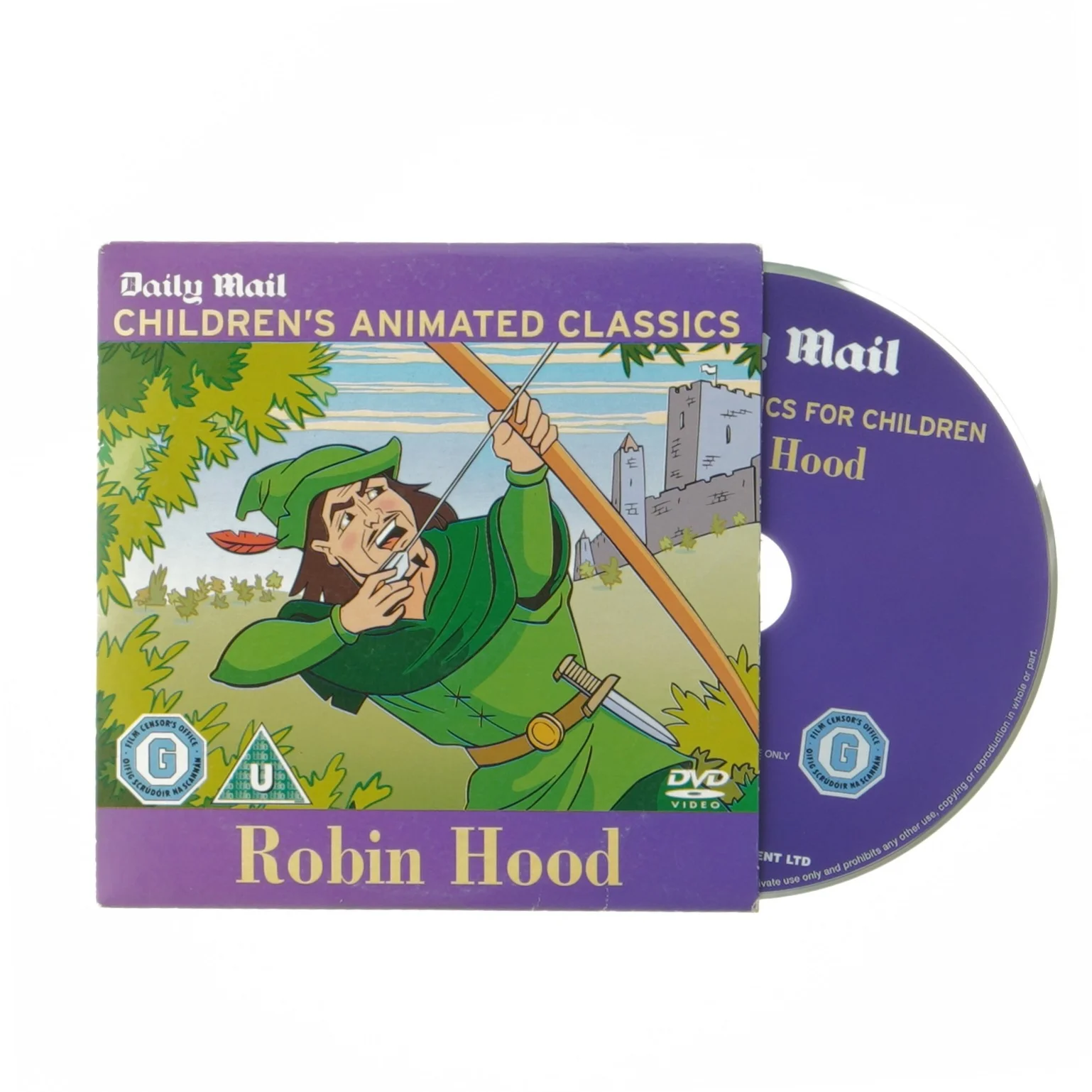 Robin Hood DVD (str. 12,5x12,5 cm)