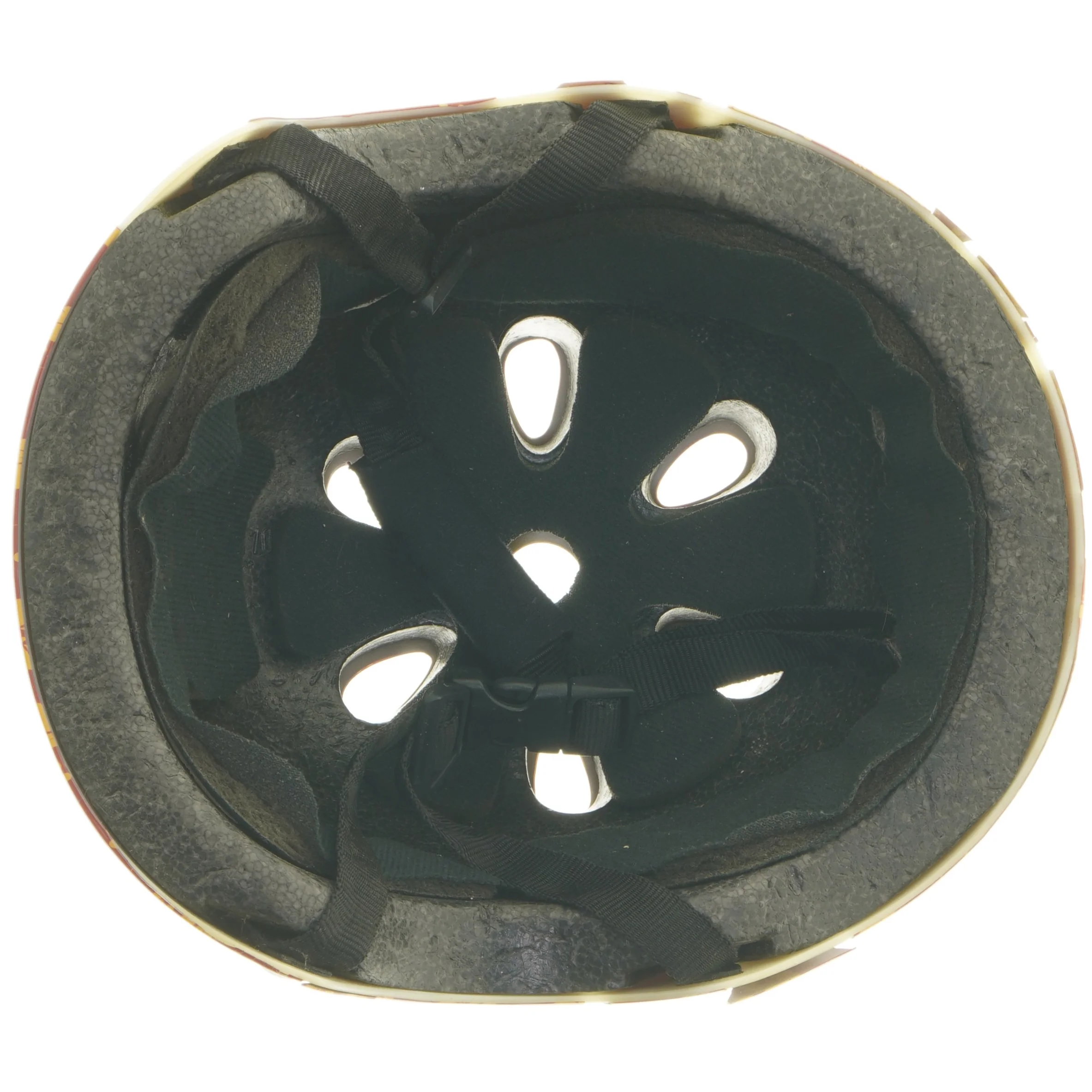 Cykelhjelm med blomsterdesign (str. 52-57 cm)