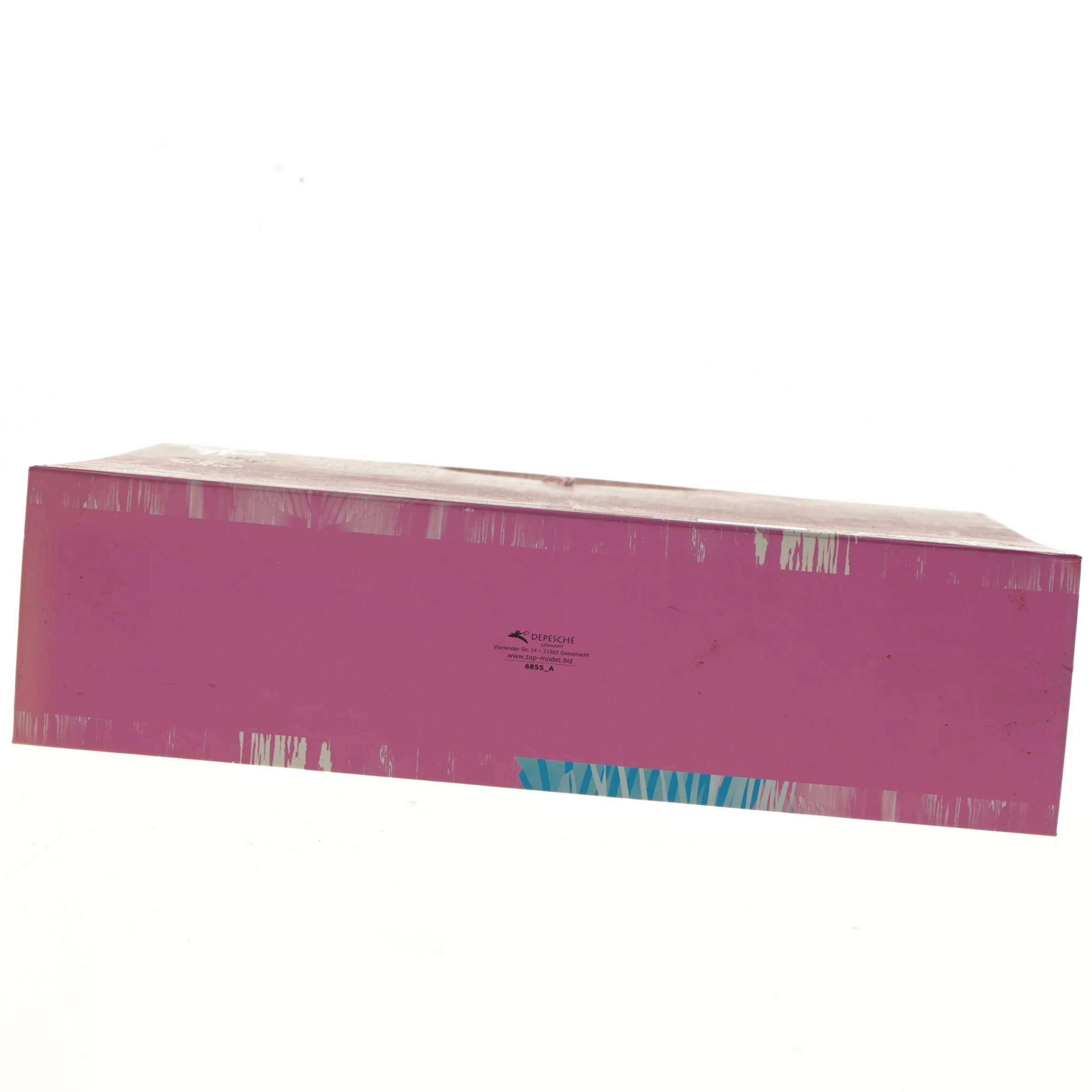 Pink fanebladsholder med illustration fra Top Model (str. 33x30 cm)