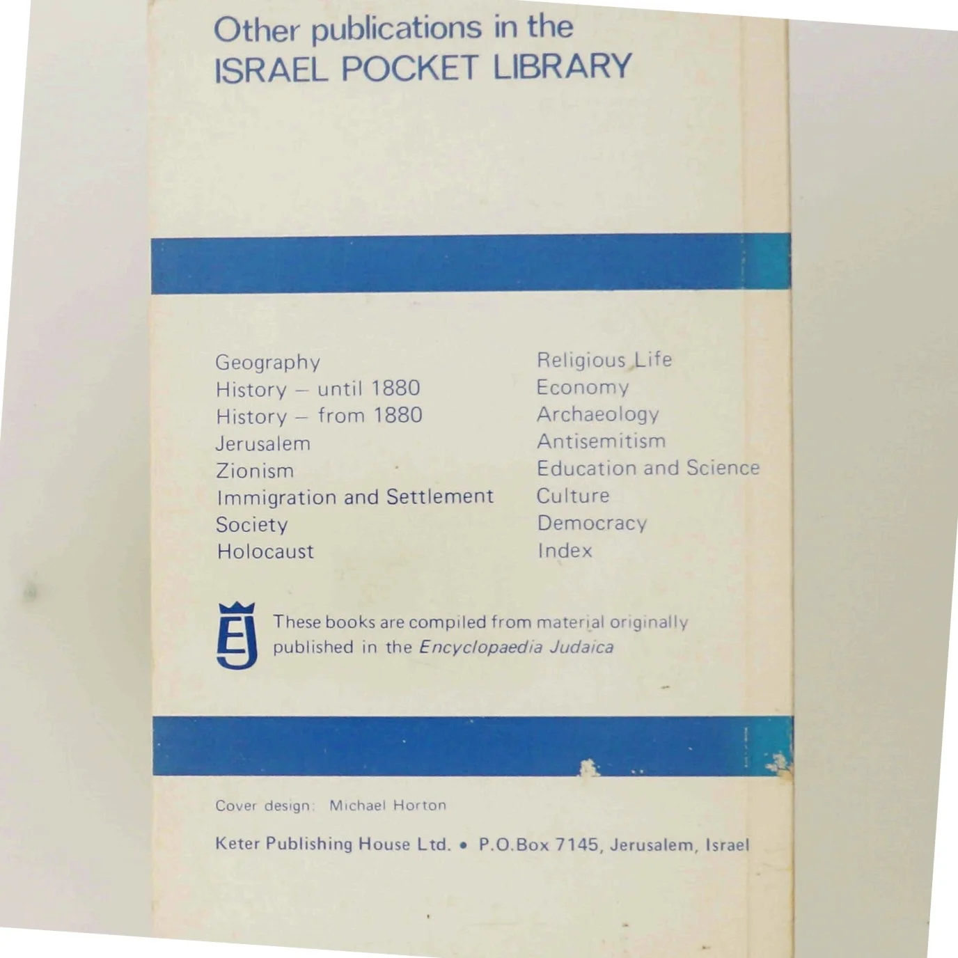 Jerusalem (Bog) fra Keter Publishing House Ltd.