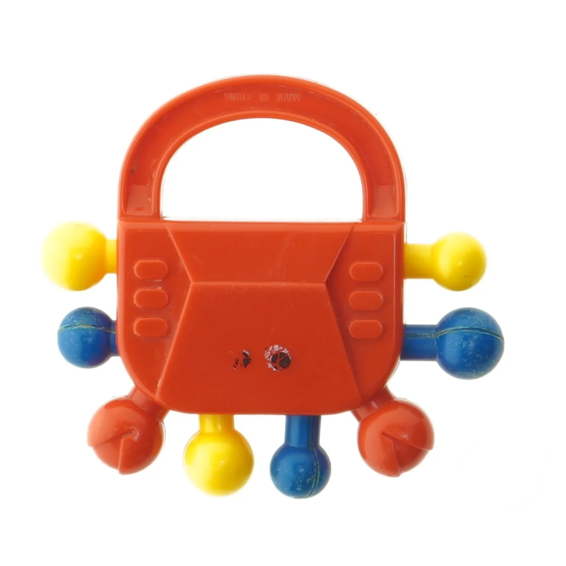 Babylegetøj rangle fra Made in China (str. 11 cm)