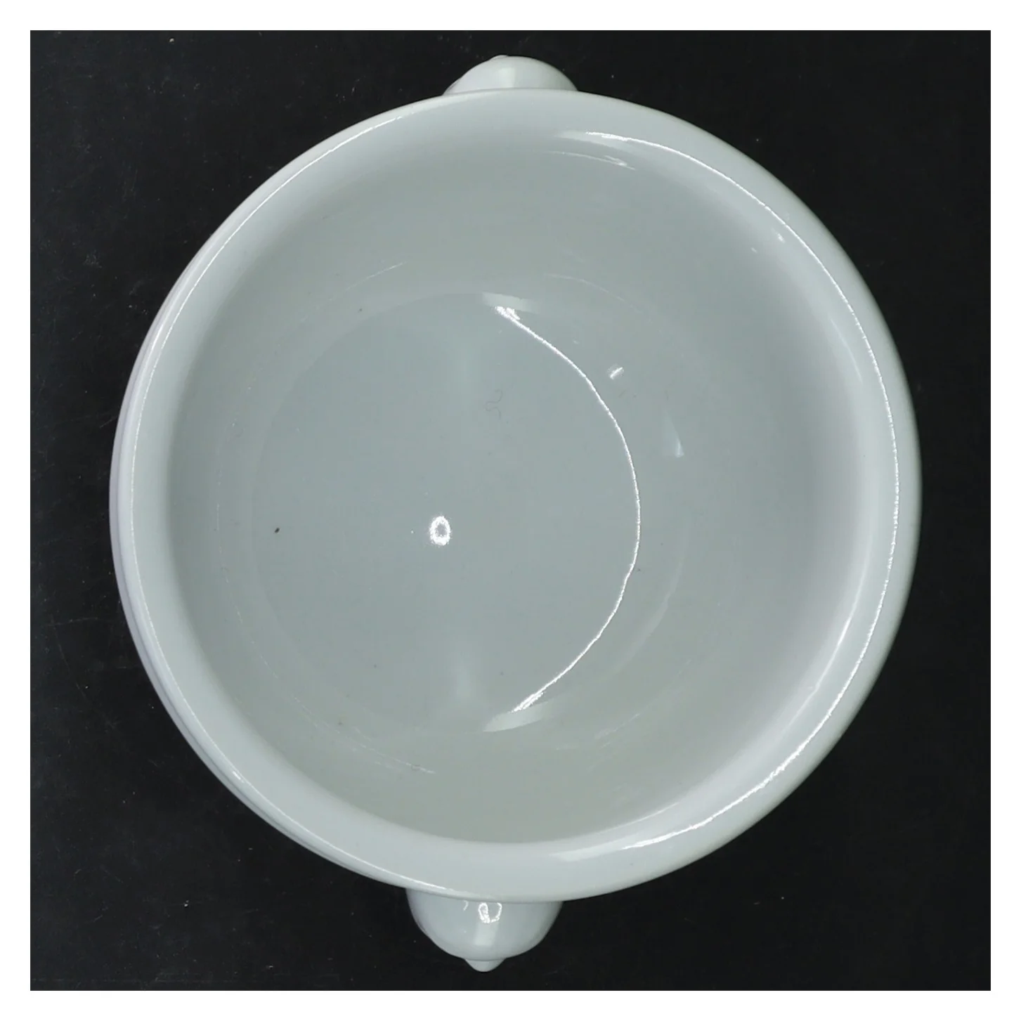 To hvid porcelænsskåle (str. Ø. 11,5 cm. 2 styk)