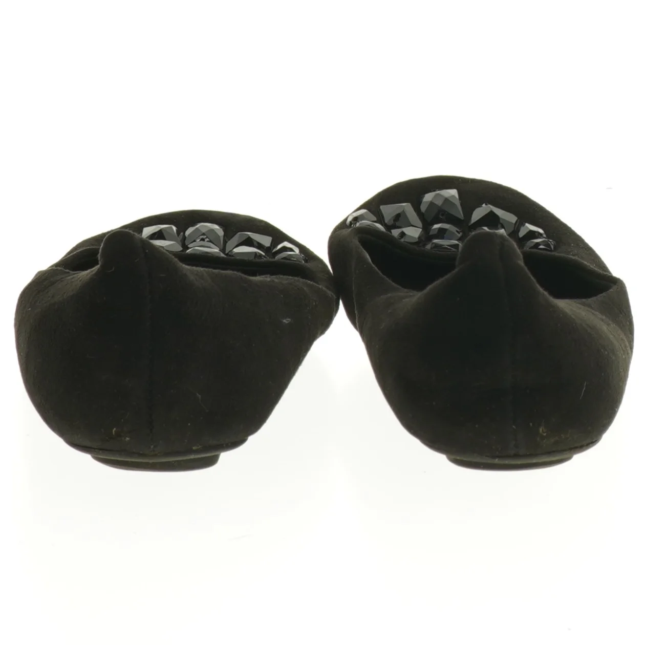 Sort ballerina med pynt (str. 35 )