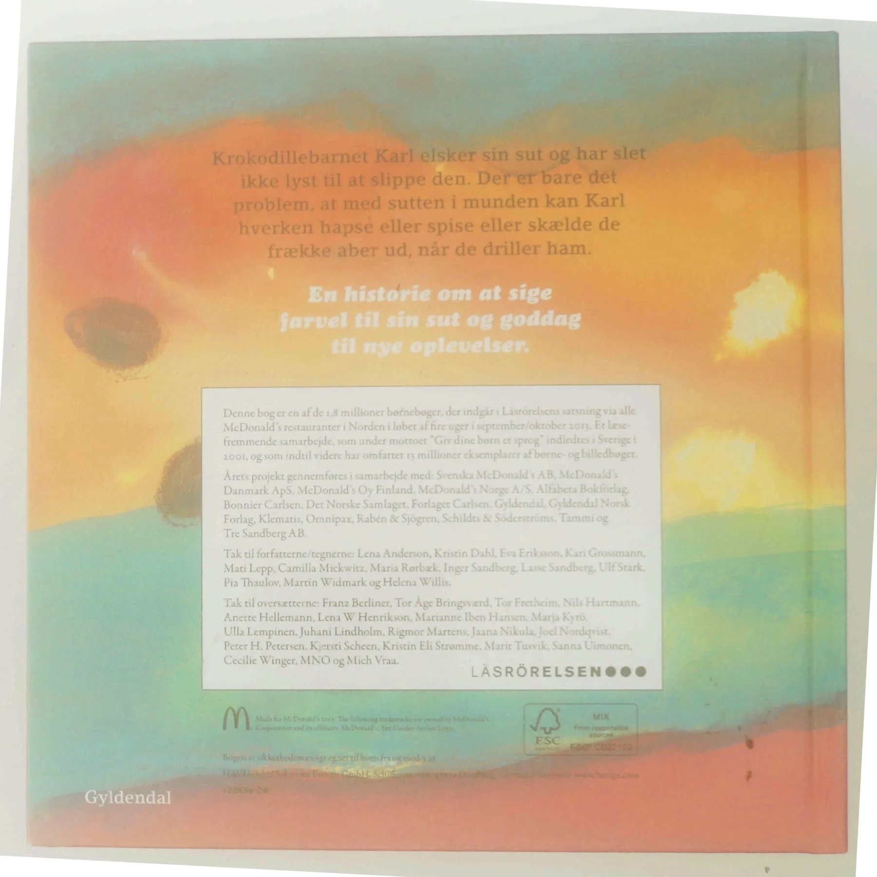 Farvel Sut, sagde krokodillebarnet af Maria Rørbæk (Bog)