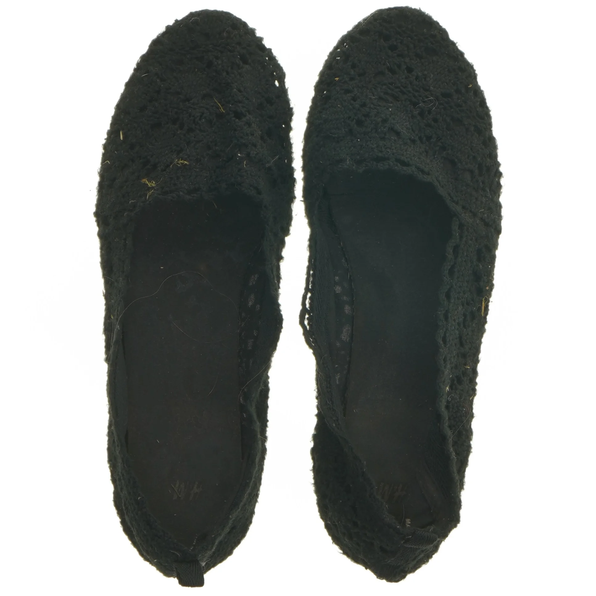 Sorte ballerina sko i blonde fra H&M (str. 38 )