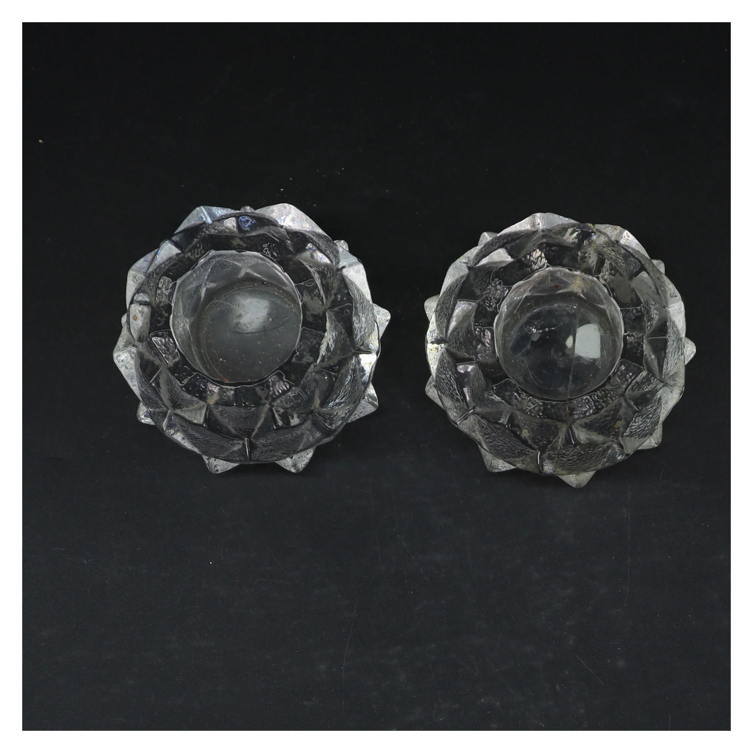 Glaslysestager (str. 7 cm)