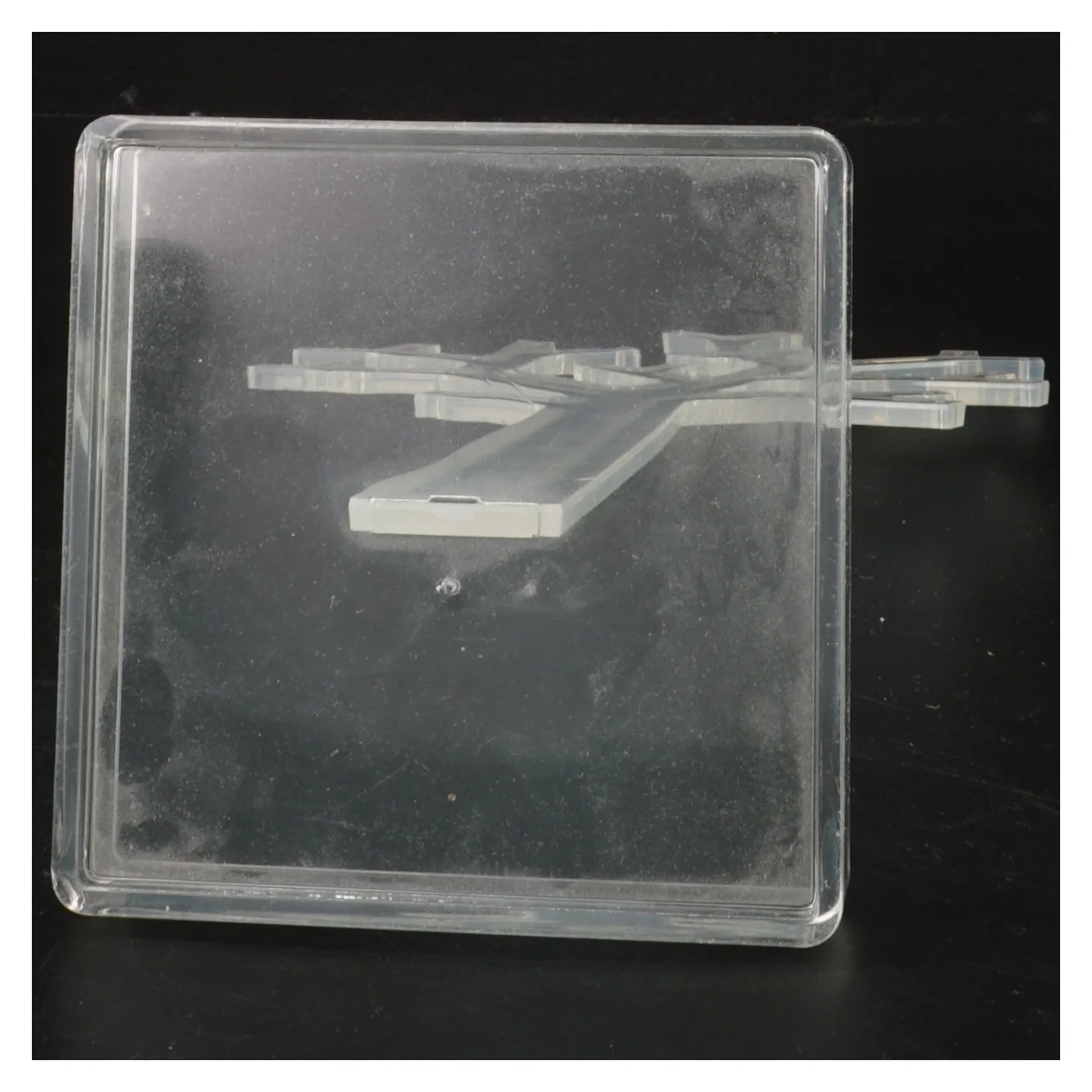 Transparent smykketræ (str. 30x10x10 cm)