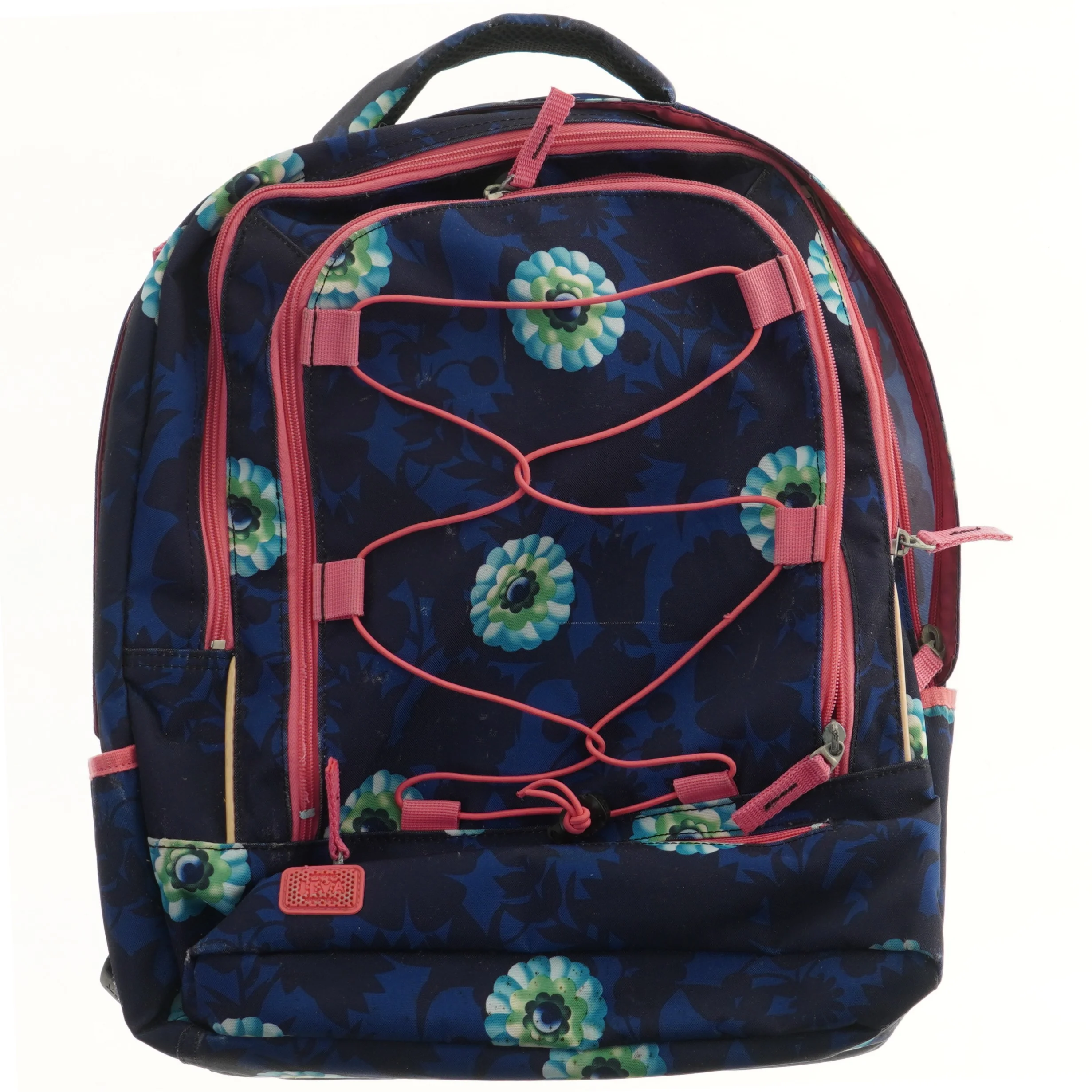 Blomstret rygsæk fra Jeva (str. 45x40 cm)